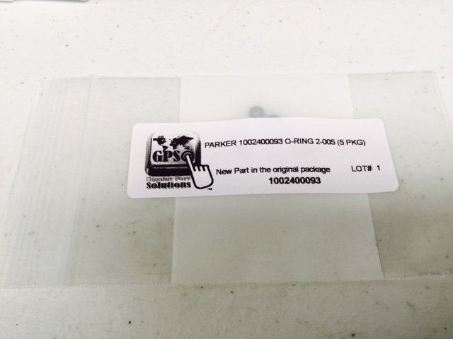 O-Ring  PARKER 1002400093 O-RING 2-005 (5 PKG)