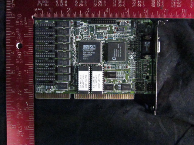 PCB ATI TECHNOLOGIES INC 1021935710 BASIC VGA ADAPTER,Varian  E112956; EXM193, 109-19301-10
