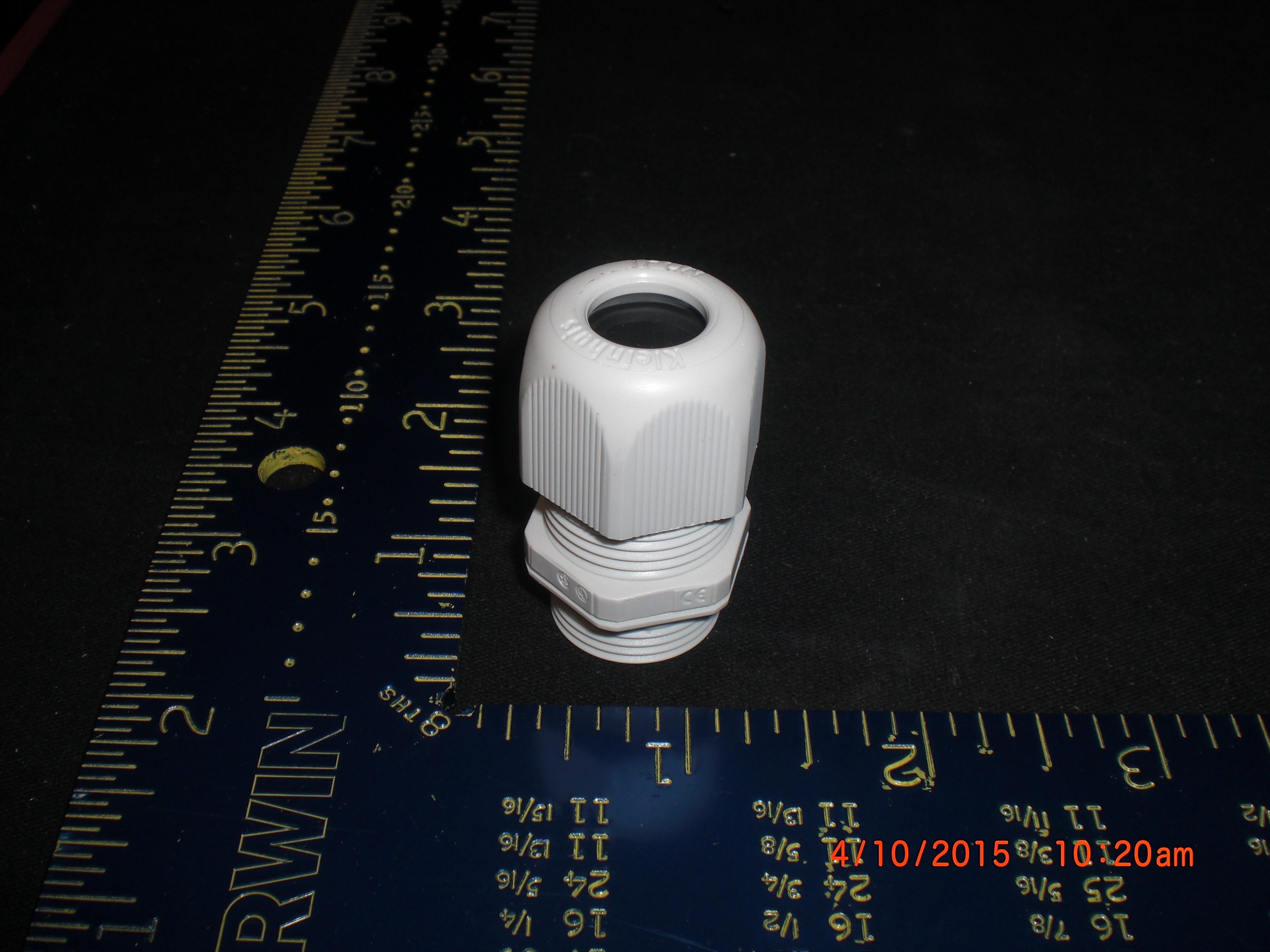 Electrical KLEINHUIS IPON 1234N1202 Cable Strain Relief/seal PP 1/2MPT PKG 31