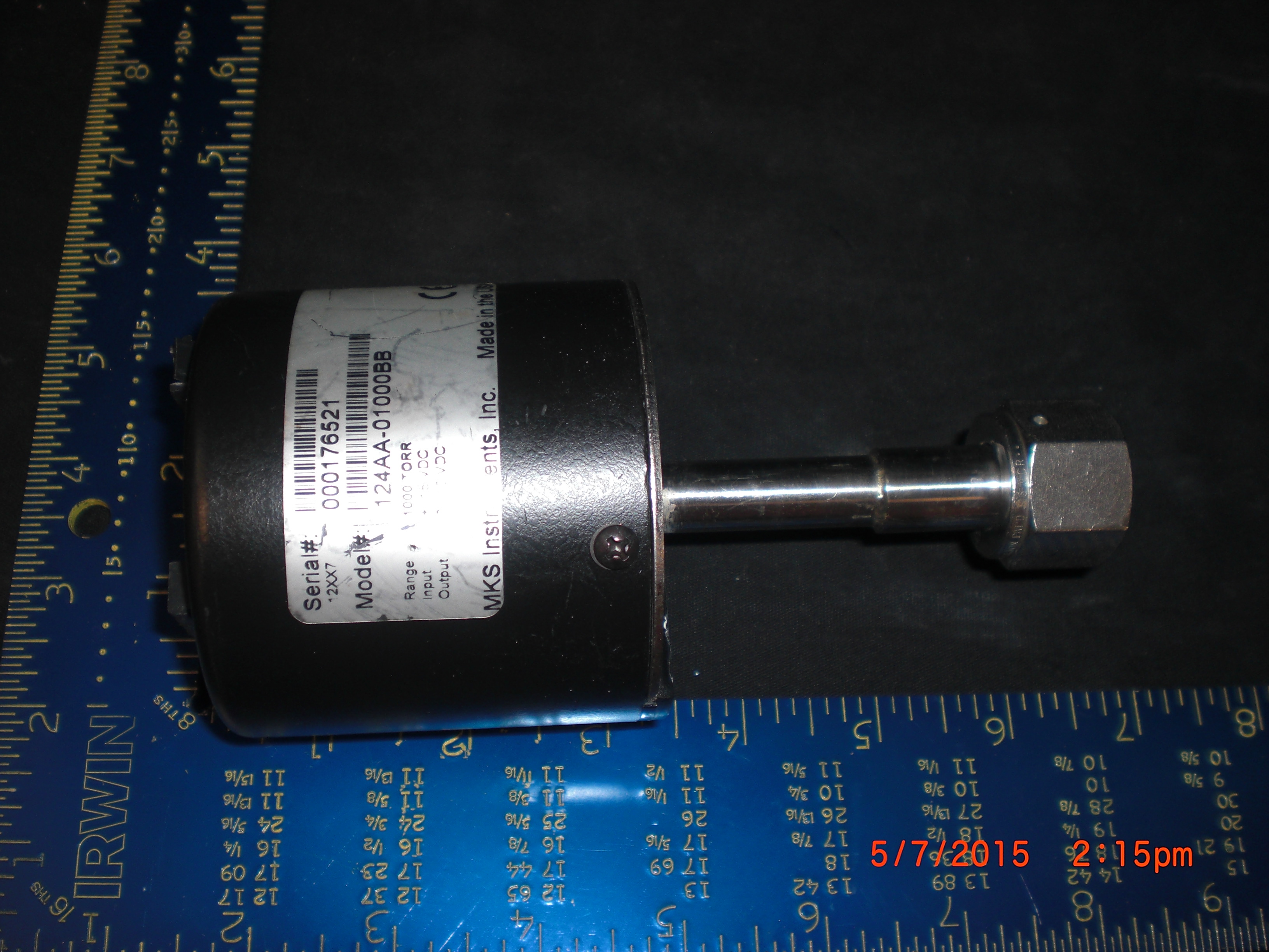 Baratron MKS 124AA-01000BB Type 124 Baratron 1000 TORR