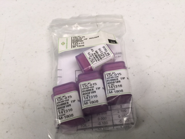 Hardware  RUBBER TIP HOLDER 6008189 DCODE M-1808 (4 PKG) MICRO MECHANICS 12C-015