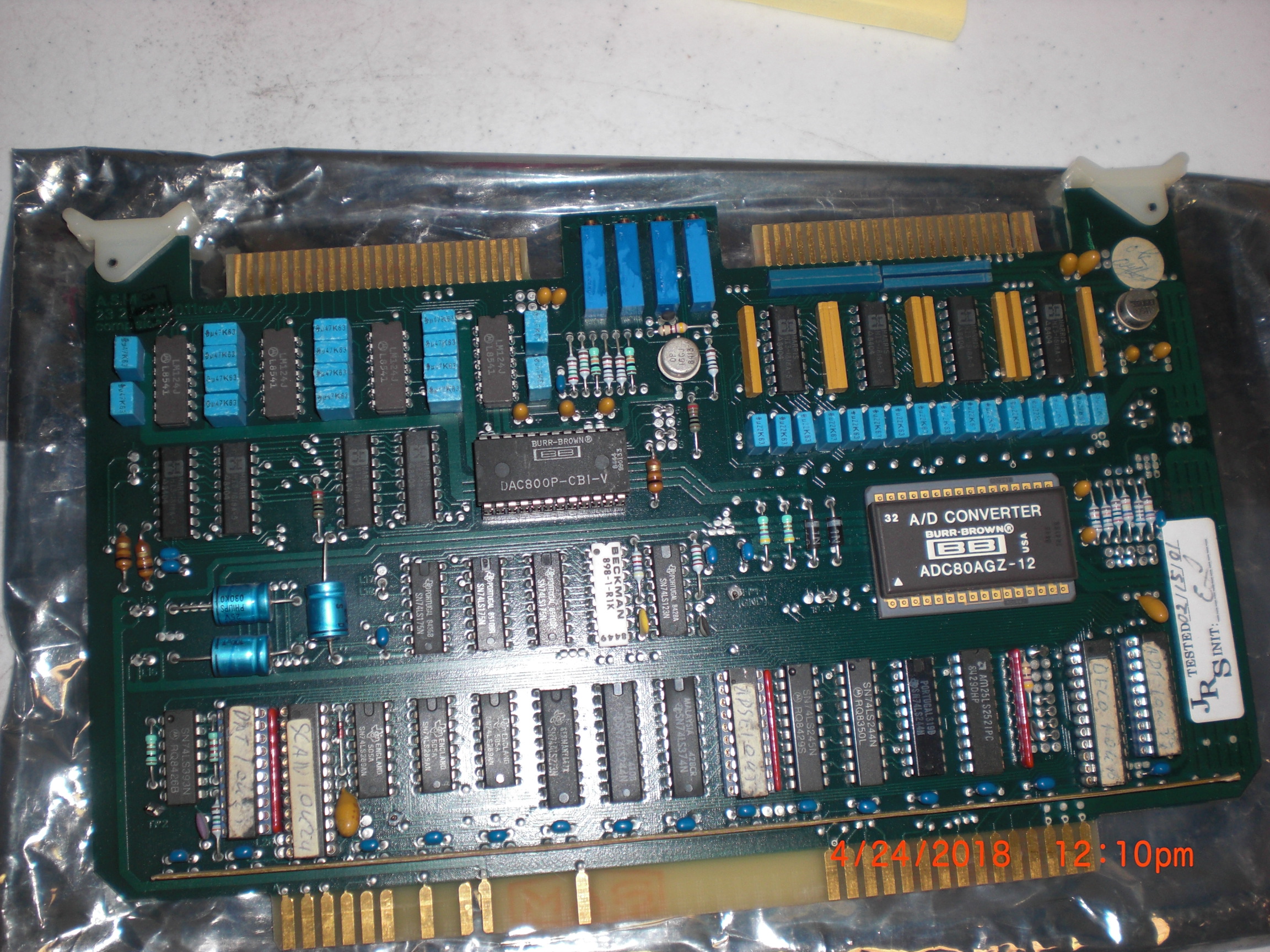 PCB ASM 13-2720320-11A Analog I/O SCTC