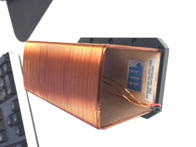Motor  ETEL MOTION TECHNOLOGY MCK0045-050-1SA-20XA/2420 ESEC 130.0152.1/00 VOICE COIL MOTOR LINEAR
