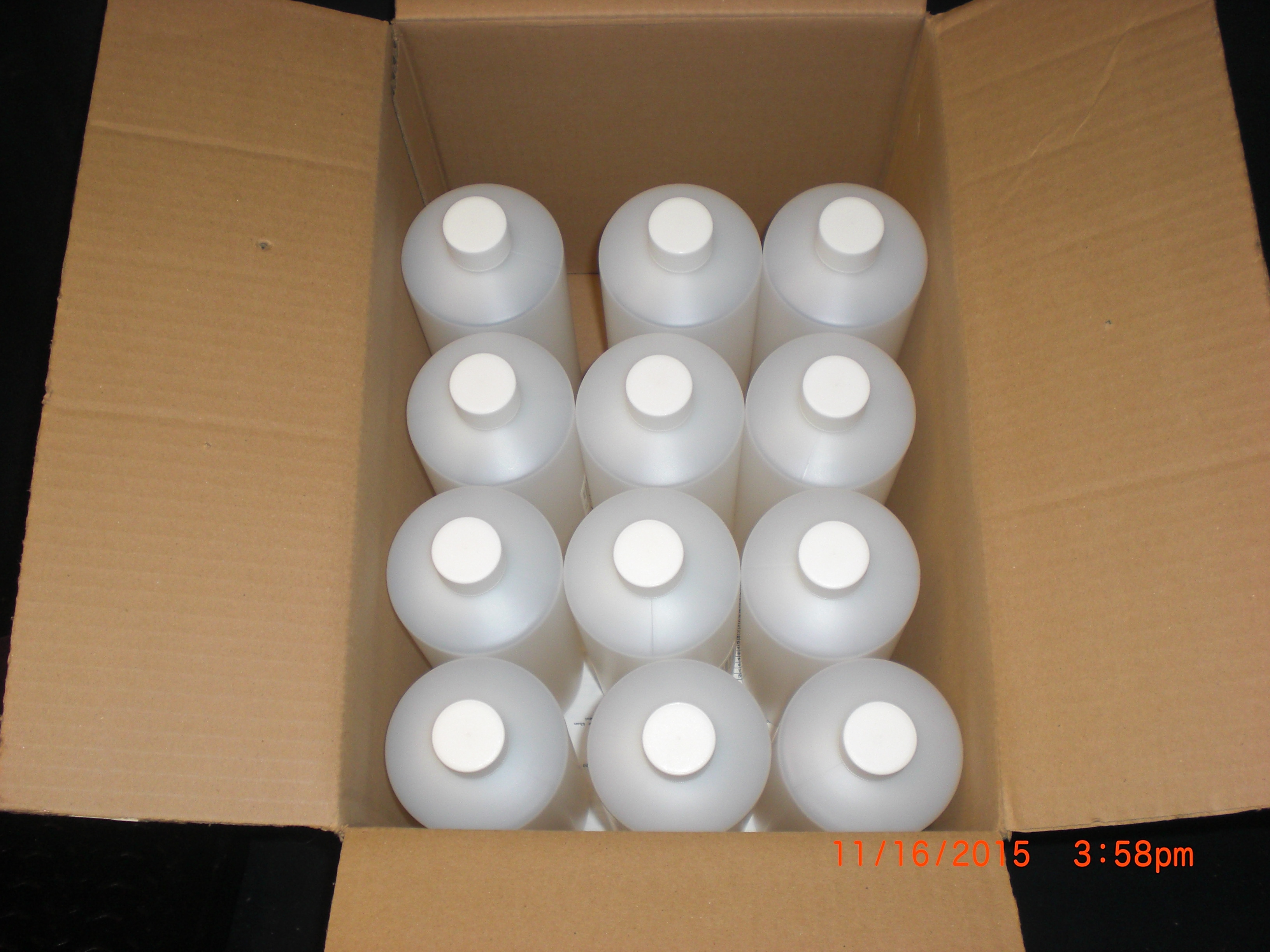 Hardware Eagle Picher (EP)  150-01W 1 Liter (32oz) HDPE Cylinder/Bottle  PKG 12 