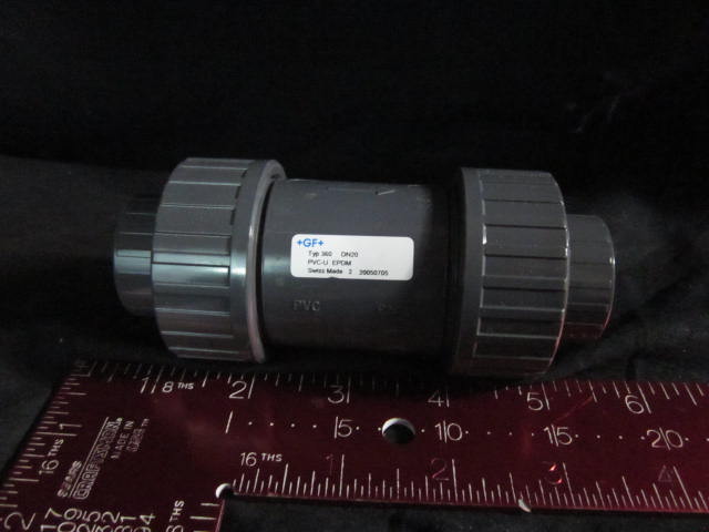 Valve GEORG FISCHER +GF+ 161.360.403 Valve Ball Check   PVC / EPDM DN20 D25,  3/4in