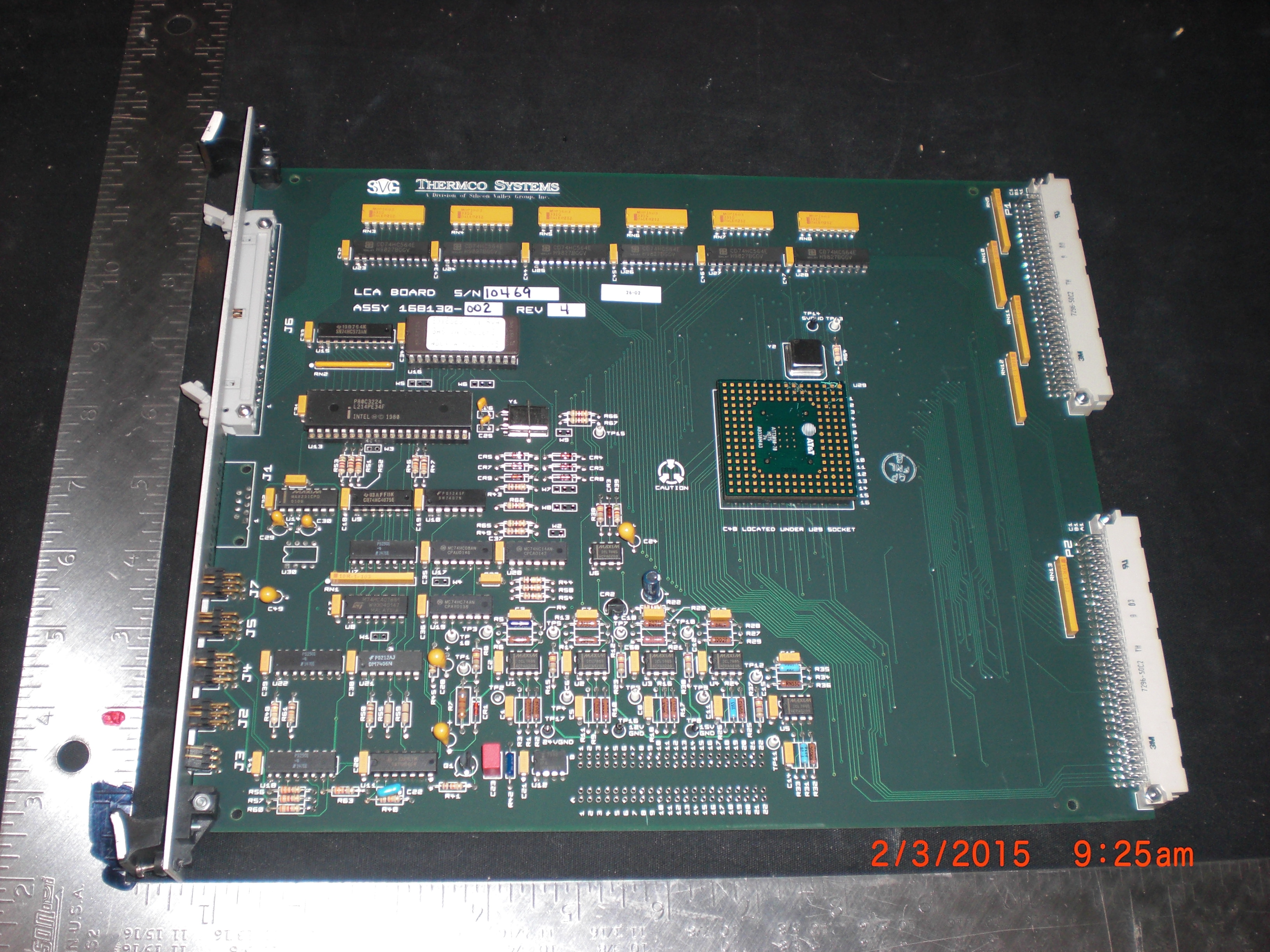 PCB  LCA Board VME SVG THERMCO 1681360-002 