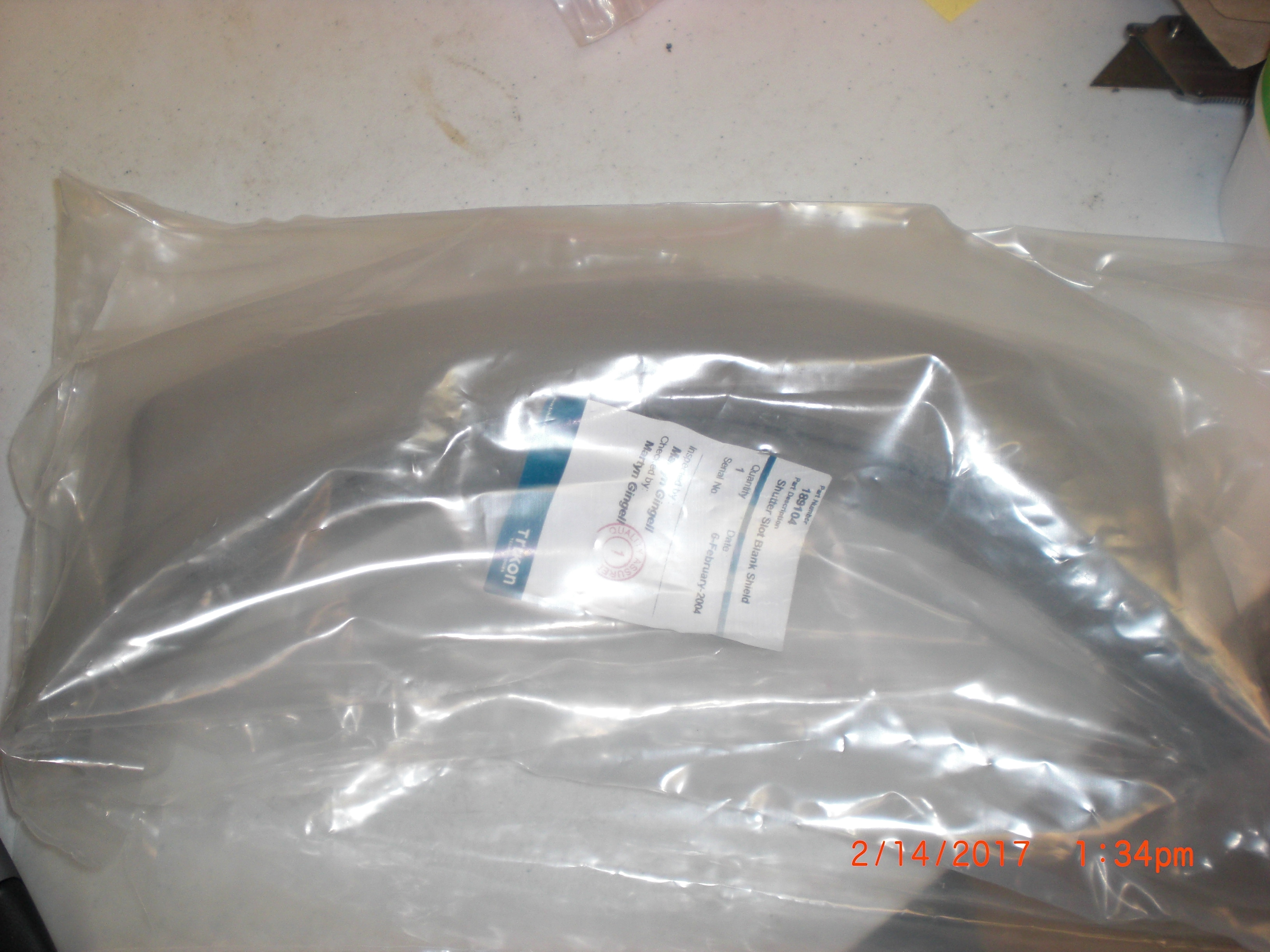 OEM Part Trikon 189104 shutter slot blank shield