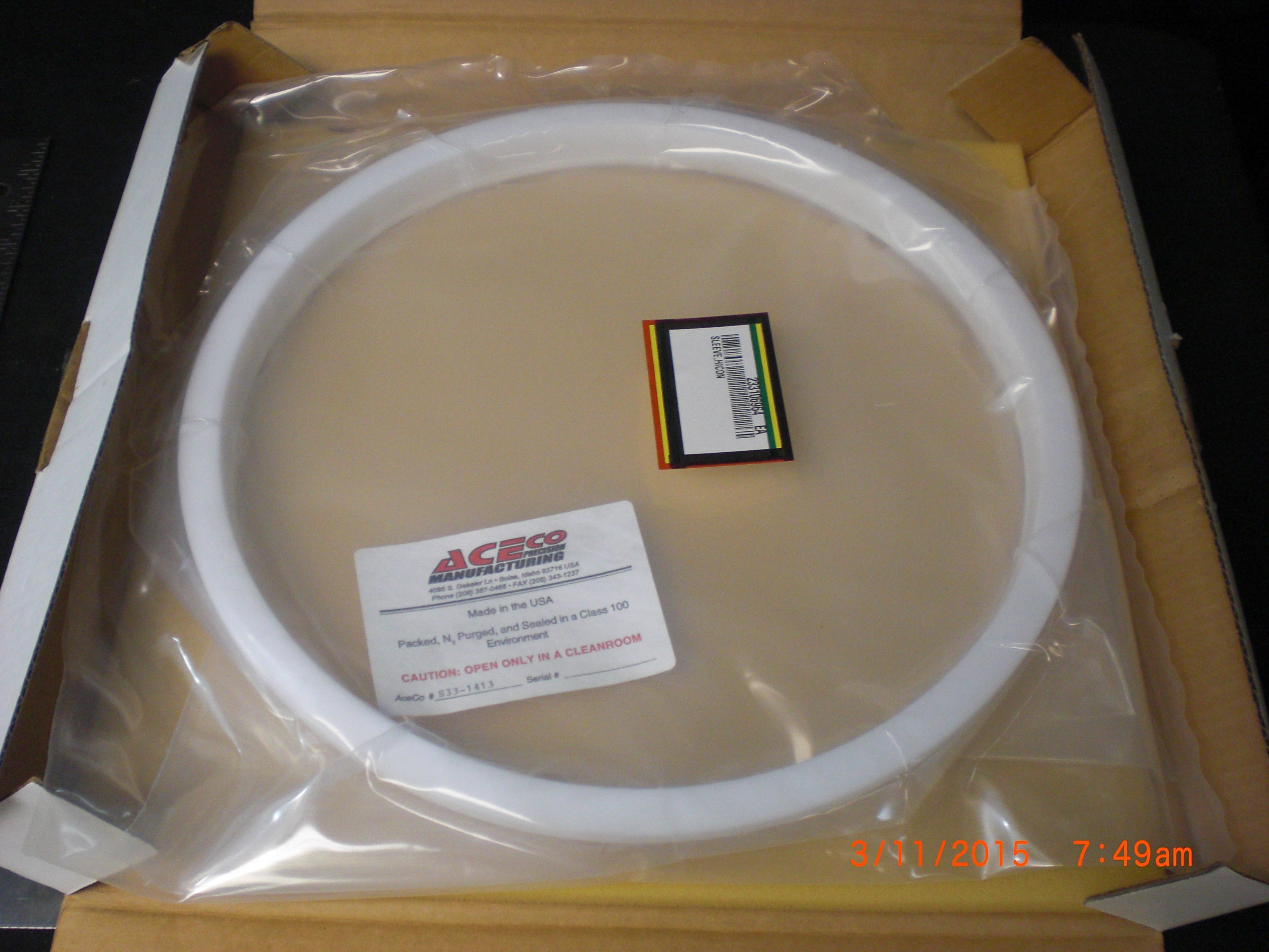 OEM Part AceCo S33-1413 HITACHI 2-829723-A SLEEVE,HICON,TEFLON,HBF