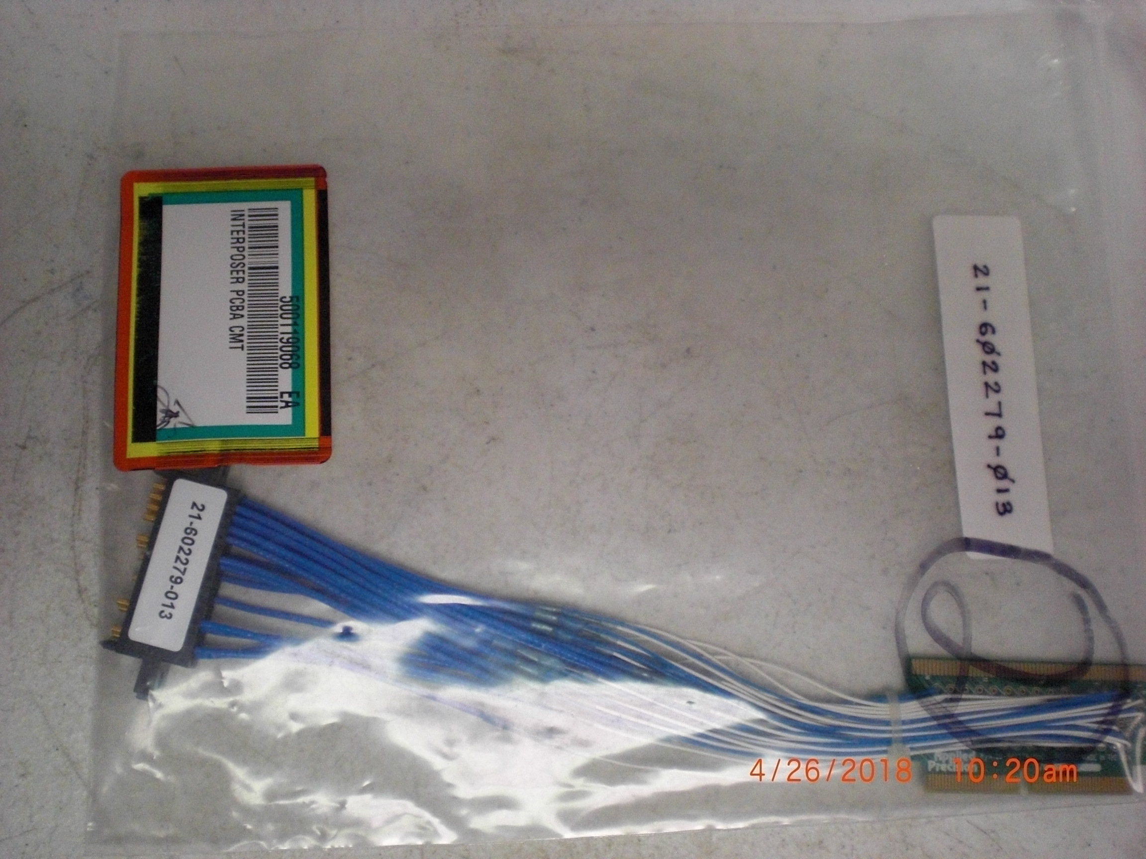 Cable NOVELLUS  21-602279-013 INTERPOSER PCBA CMT