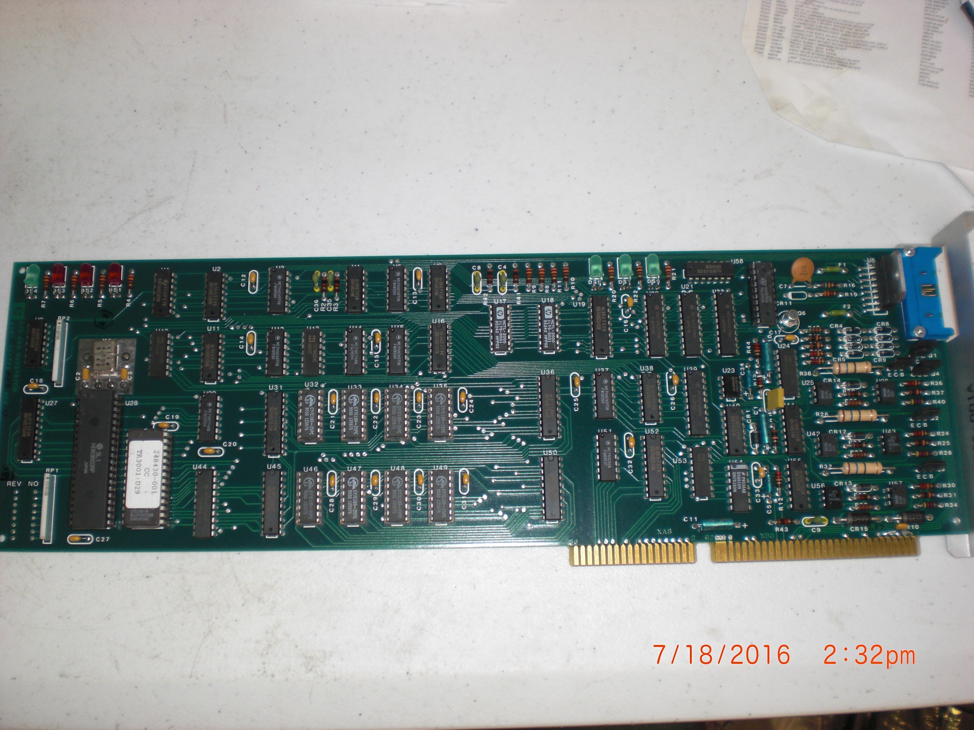 PCB XFR Arm Subsystem ELECTROGLAS 247225-002 