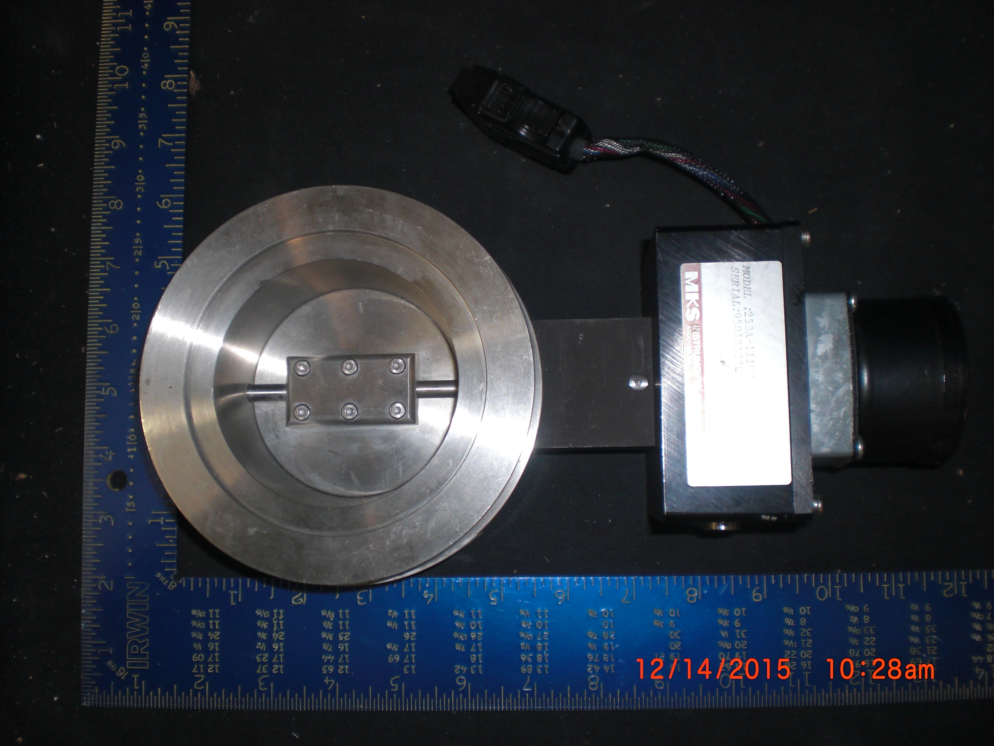 Valve Throttle vacuum NW80 Cleaned MKS 253A-11102 