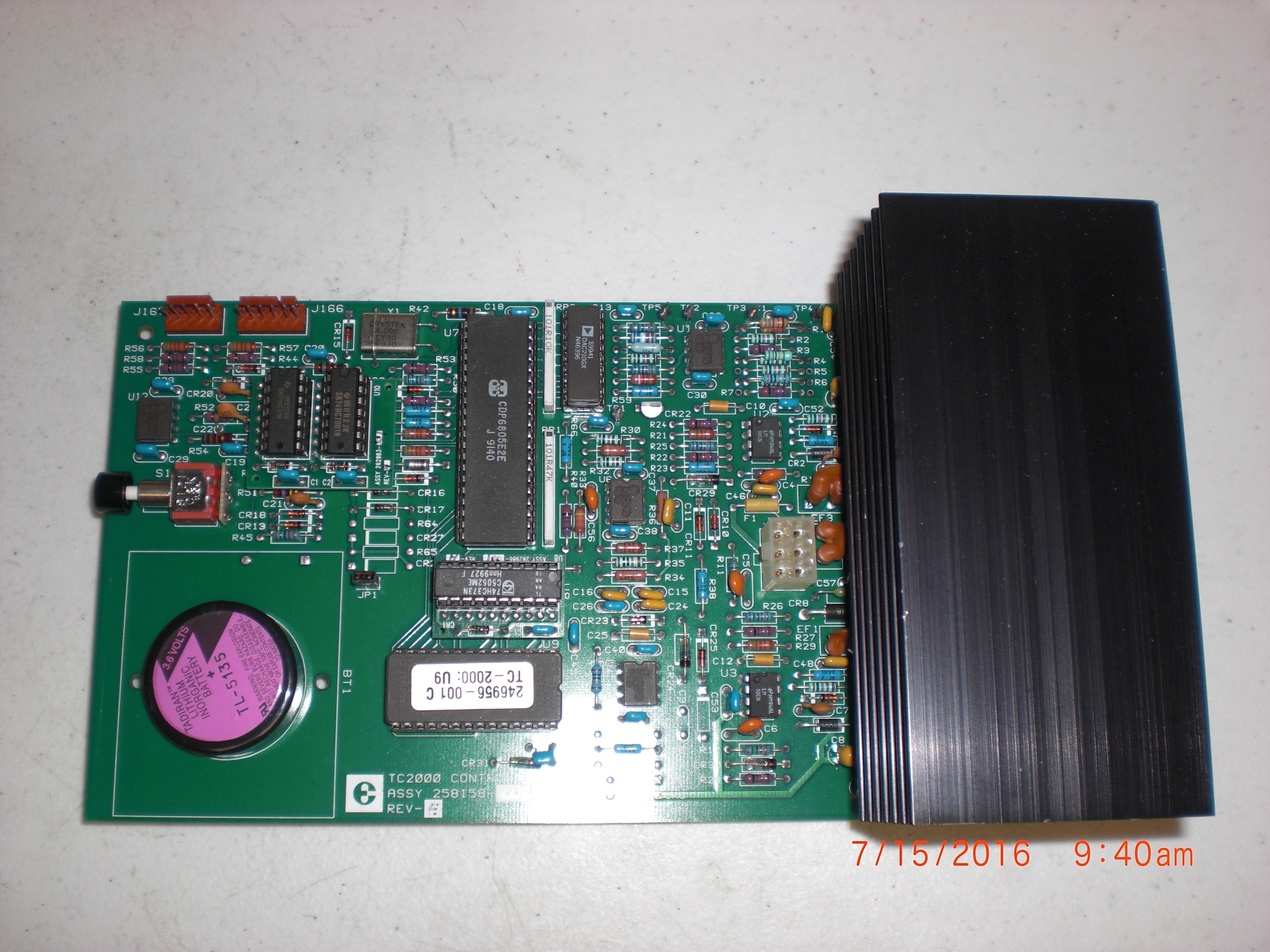 PCB ELECTROGLAS 258158-001 TC2000 Controller IV