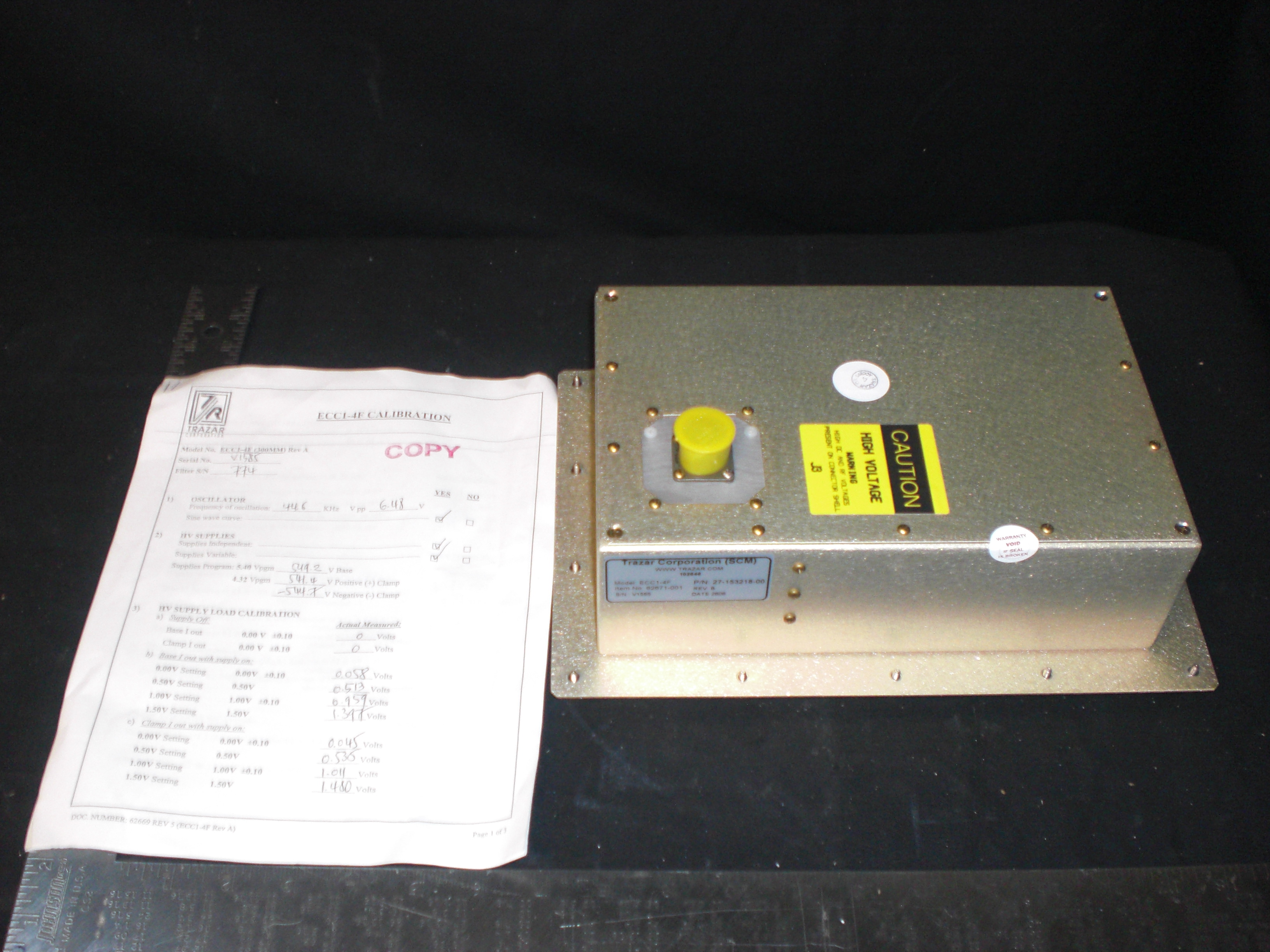 Controller TRAZAR ECC1-4F NOVELLUS 27-153218-00 ECC / ESC 