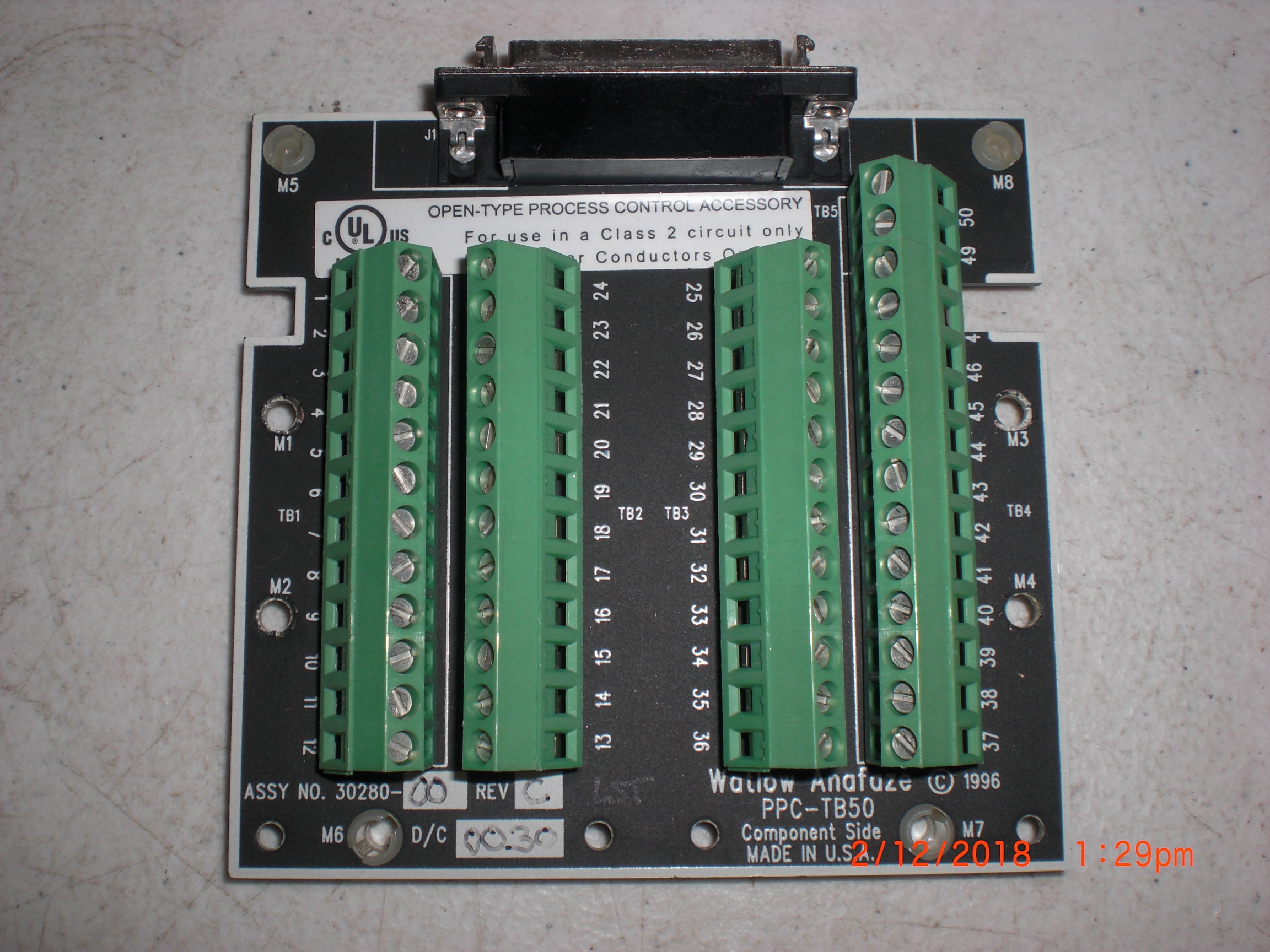 3038000 Watlow Anafaze 3038000 PPCTB50 Open Process Control Board