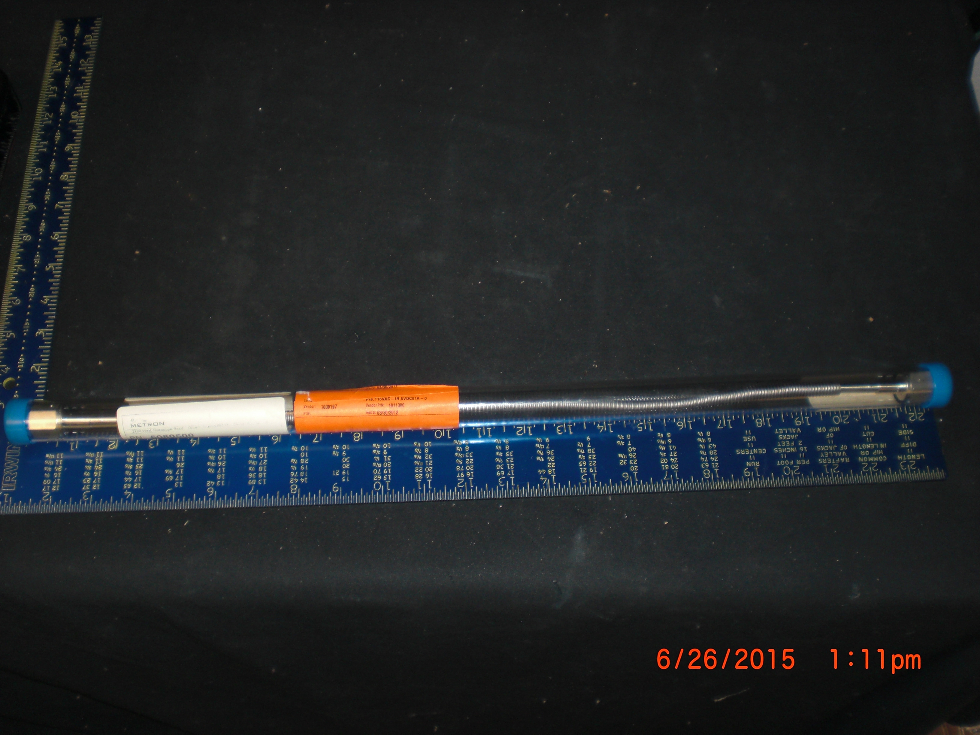 Tubing Swagelok 321-4-X-18DFR Flex SS 1/4FVCR 18in 
