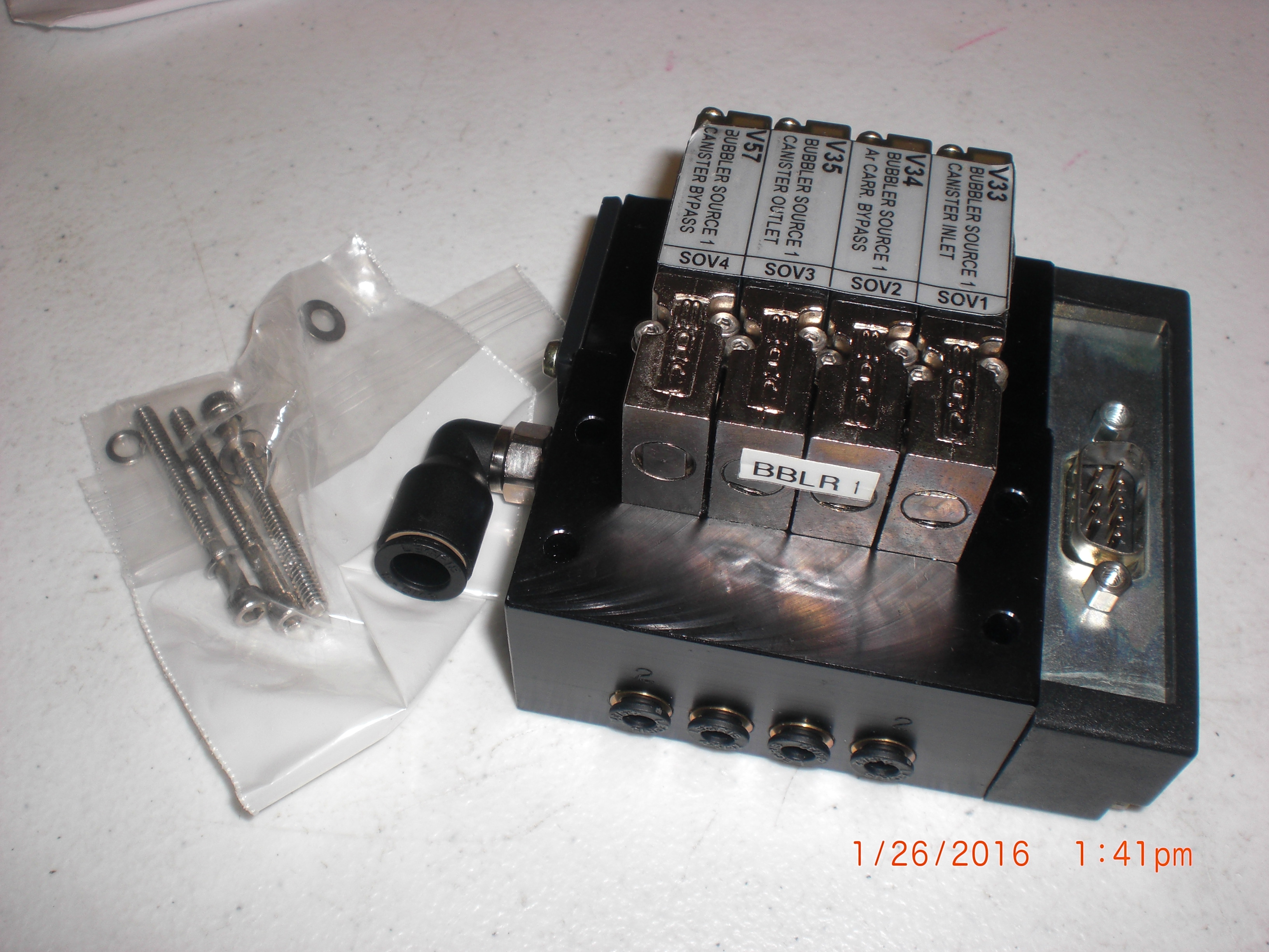 Valve MAC 34BL00-GDF0-1DT Solenoid 4 position manifold 24VDC