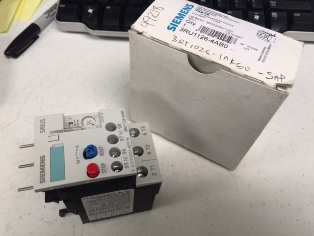 Relay ETH MODULE SIEMENS 3RU1126-4AB0 MICROSOURCE SPELLMAN 