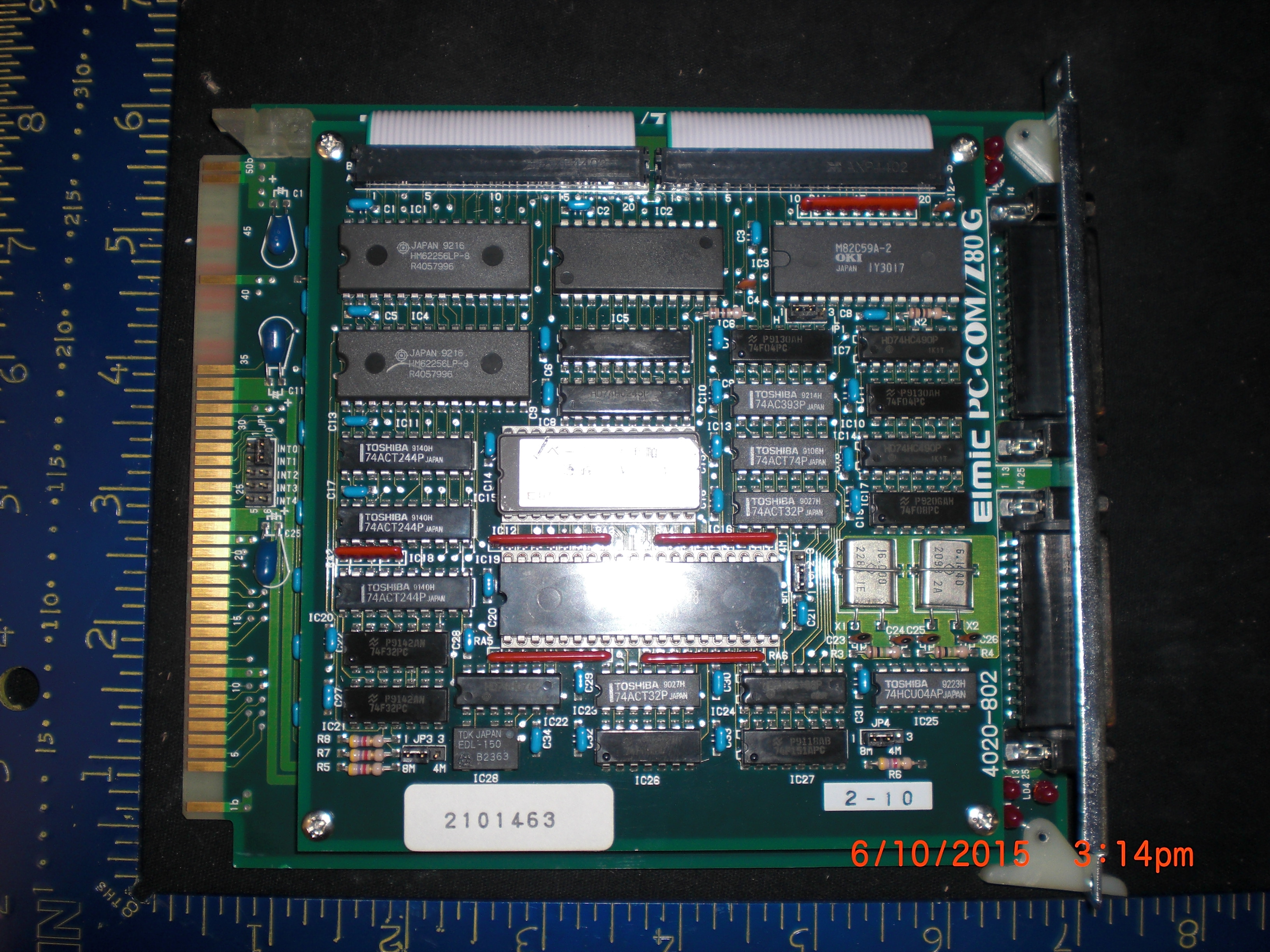 PCB ELMIC 4020-801/802 PC-Com/Z80G