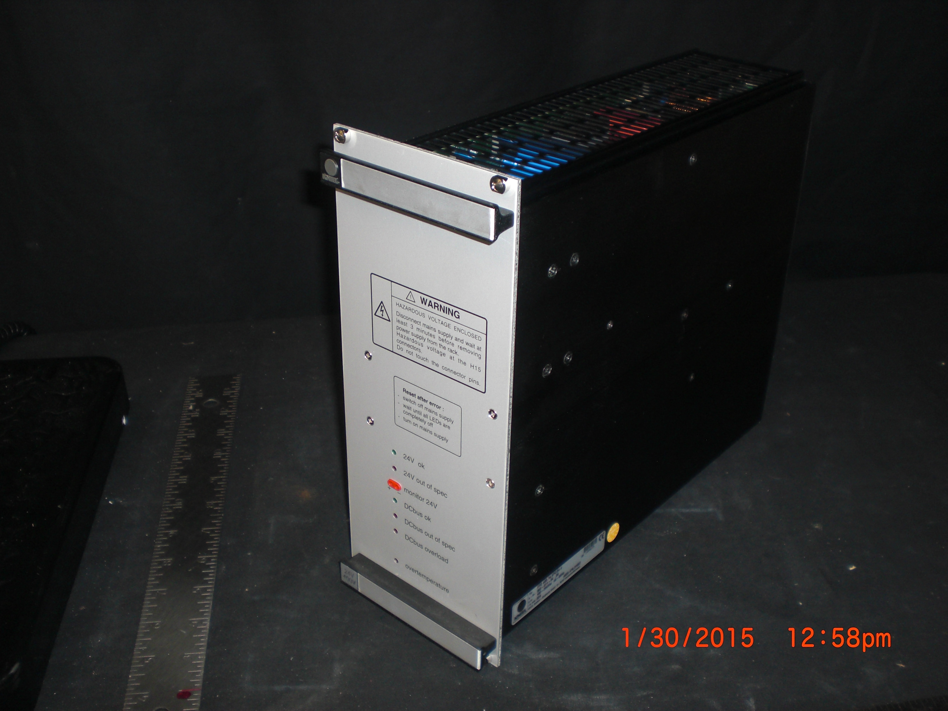 Power Supply  KNIEL FPD 400.14,5PC/24.4 ASML 4022.476.01552 24V PSU