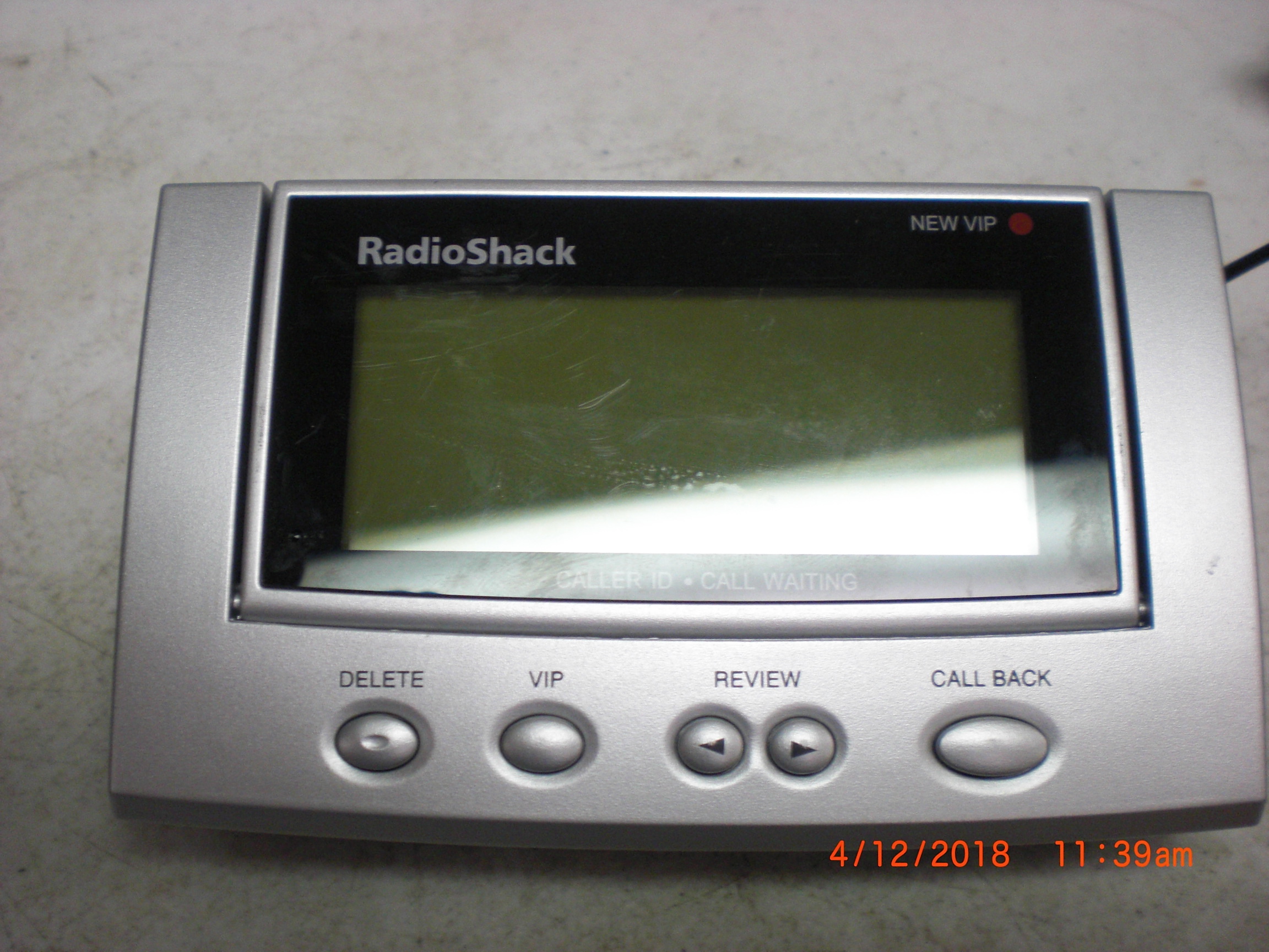 Hardware Radio Shack 43-3903 Caller ID/Call Waiting ID Box
