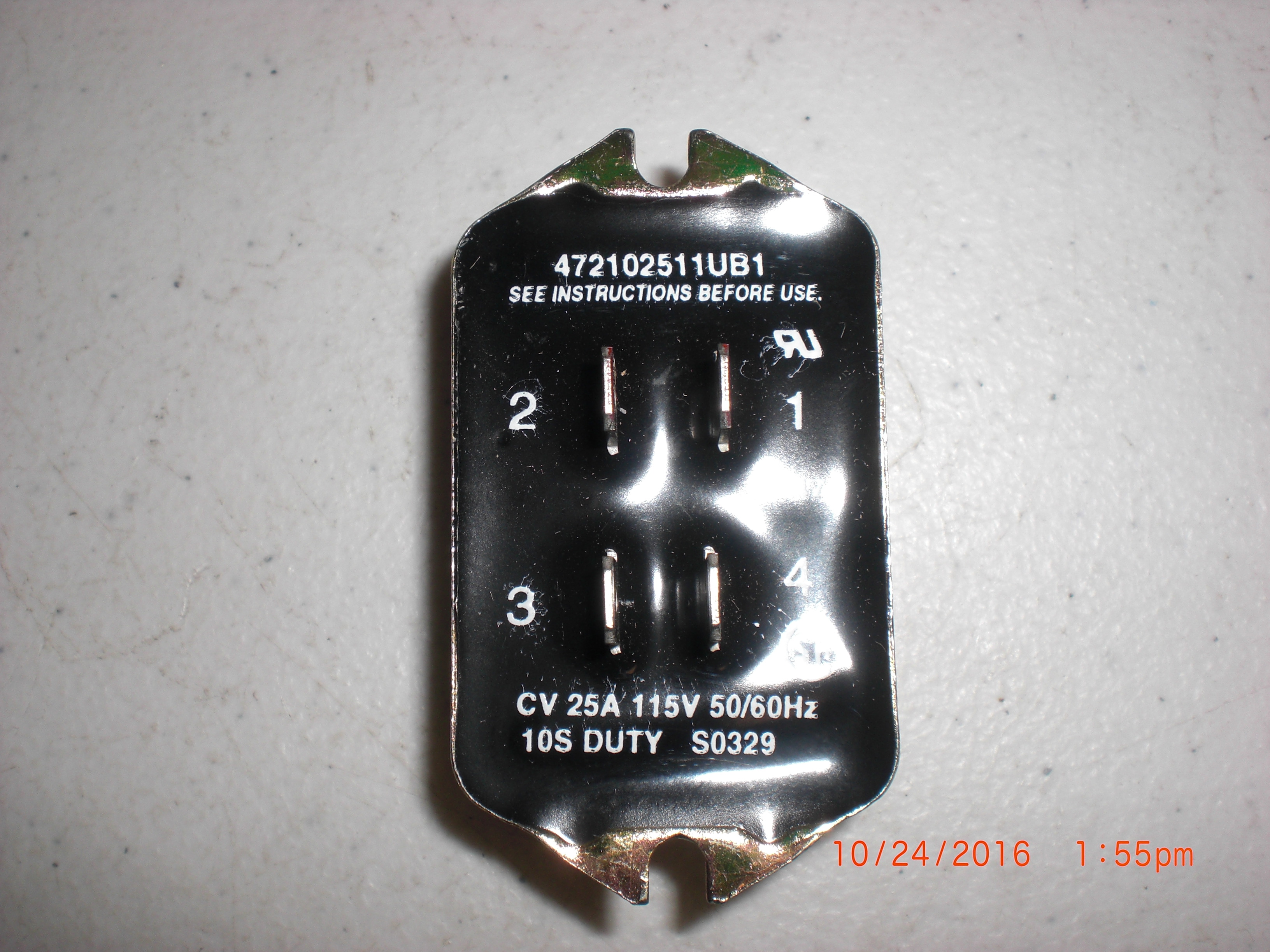 Switch REXNORD 472102511UB1 SWITCH SINPAC MOTOR 115VAC 25A 10S Duty