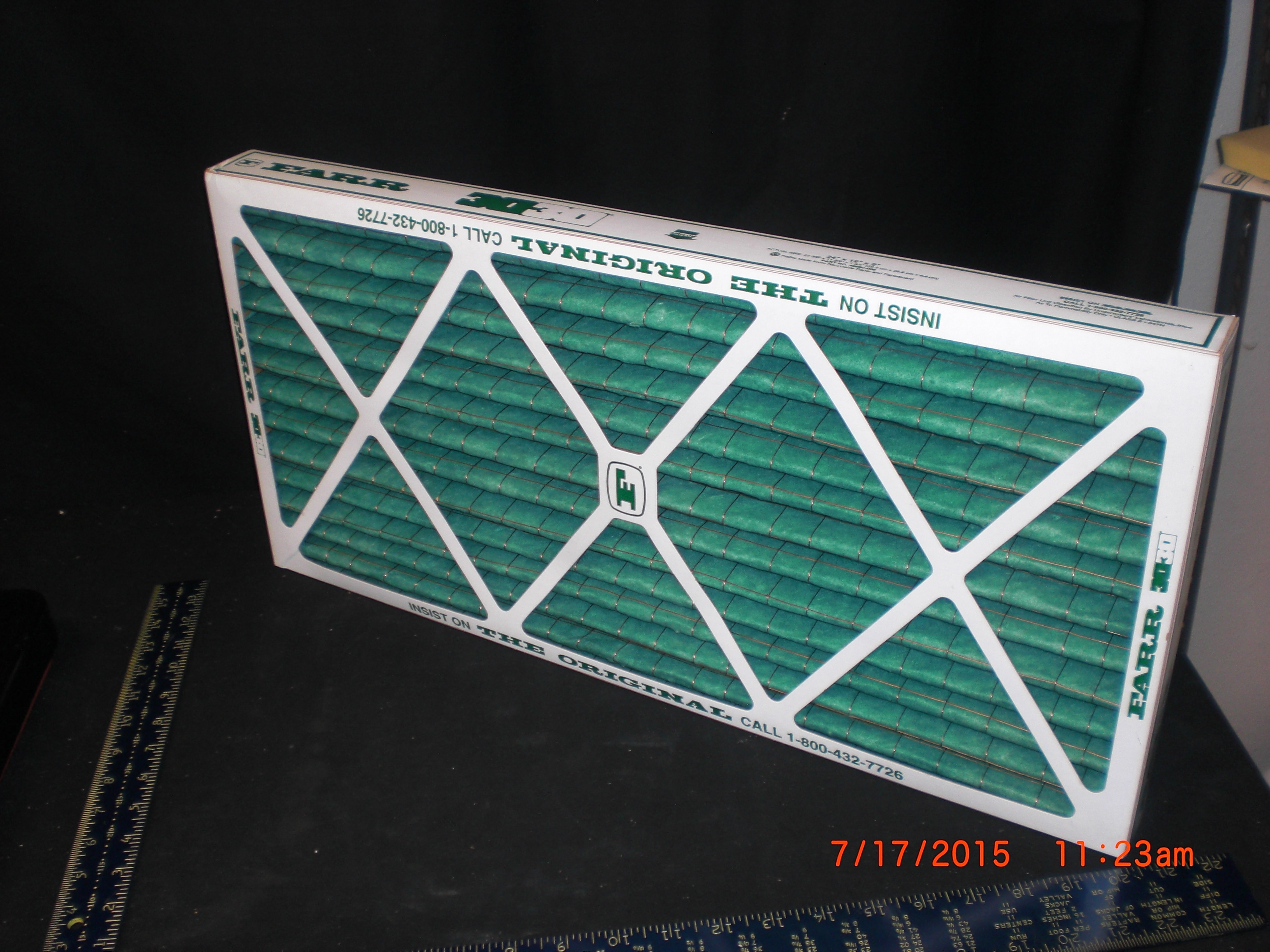 Filter  Air finedust  PKG 26 FARR 49880-006 24x12x2