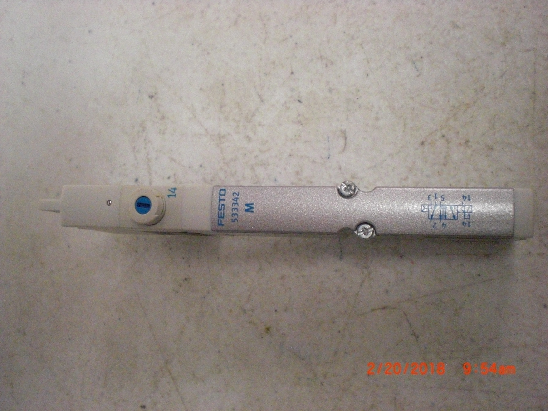 Valve FESTO 533342 solenoid 24VDC