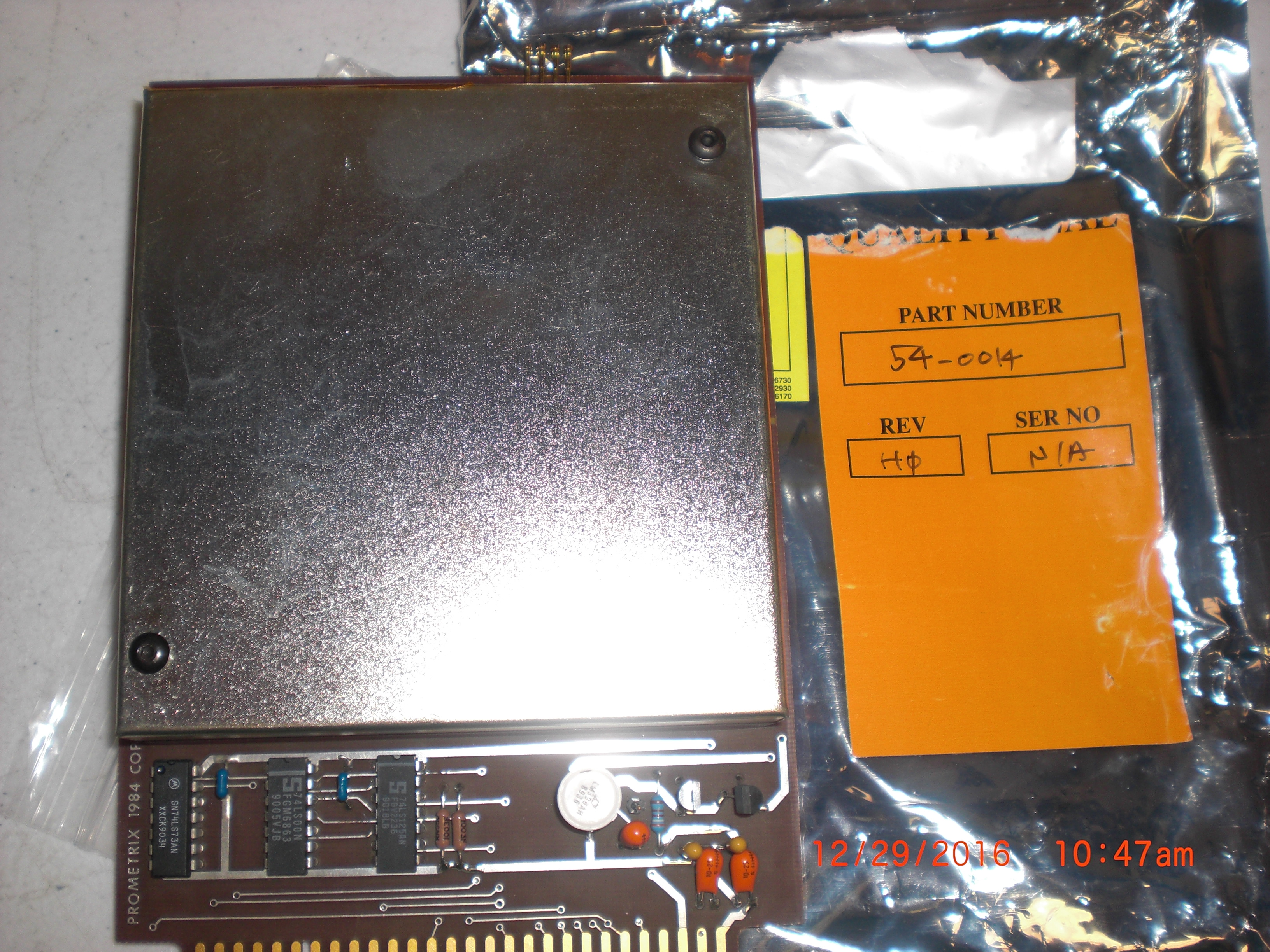 PCB PROMETRIX-KLA 54-0014 PCA DVM