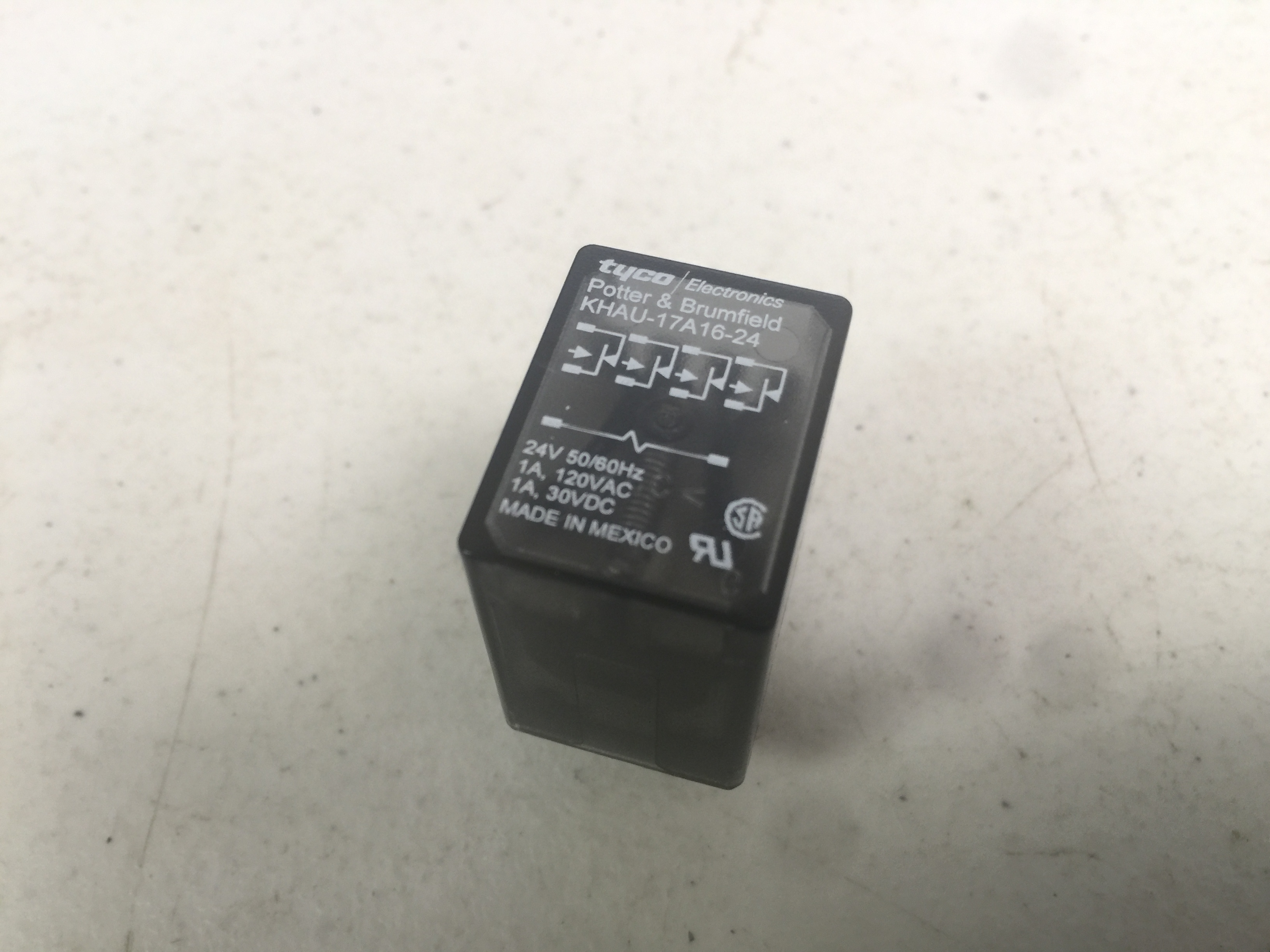 Relay TYCO 58-2296 RELAY DRY CIRCUIT 4P, 24V KHAU-17A16-24