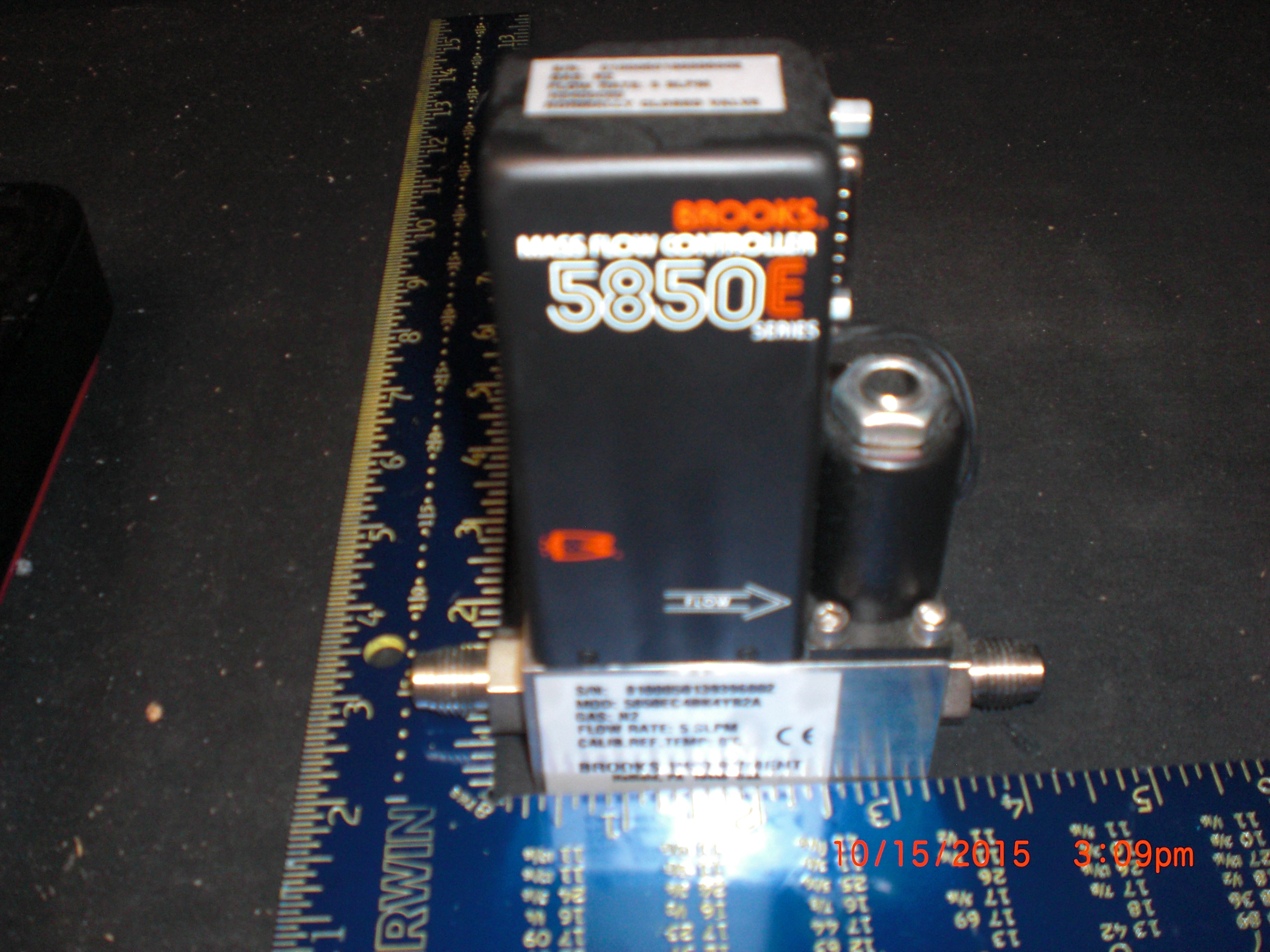 MFC Brooks 5850E-N2-5SLPM 1/4MVCR