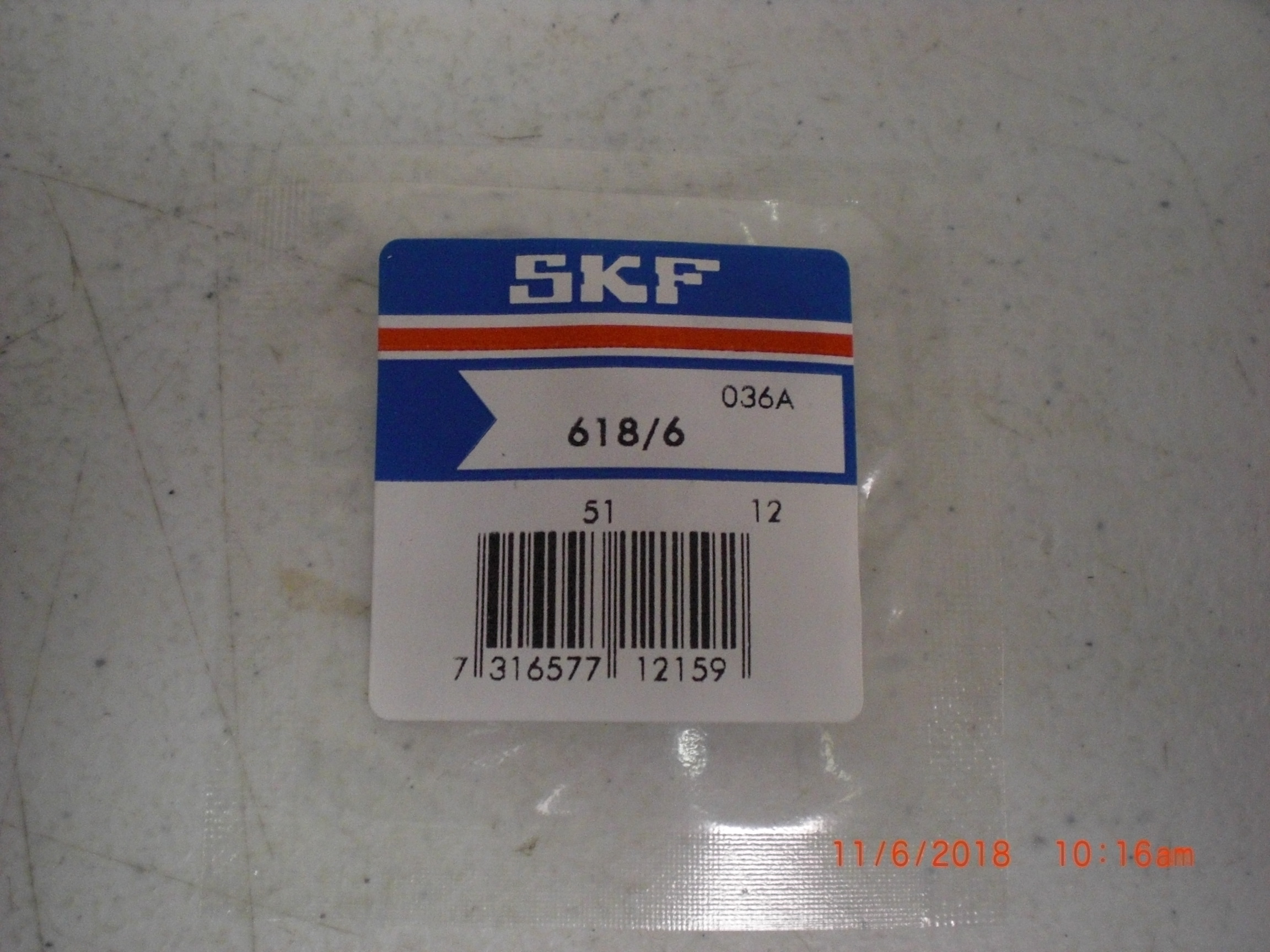 Подшипник skf 618