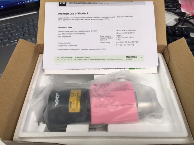 Valve Vacuum CONTROL ANGLEWITH SOFTPUMP NW25 VAT 62028-KA18-0005