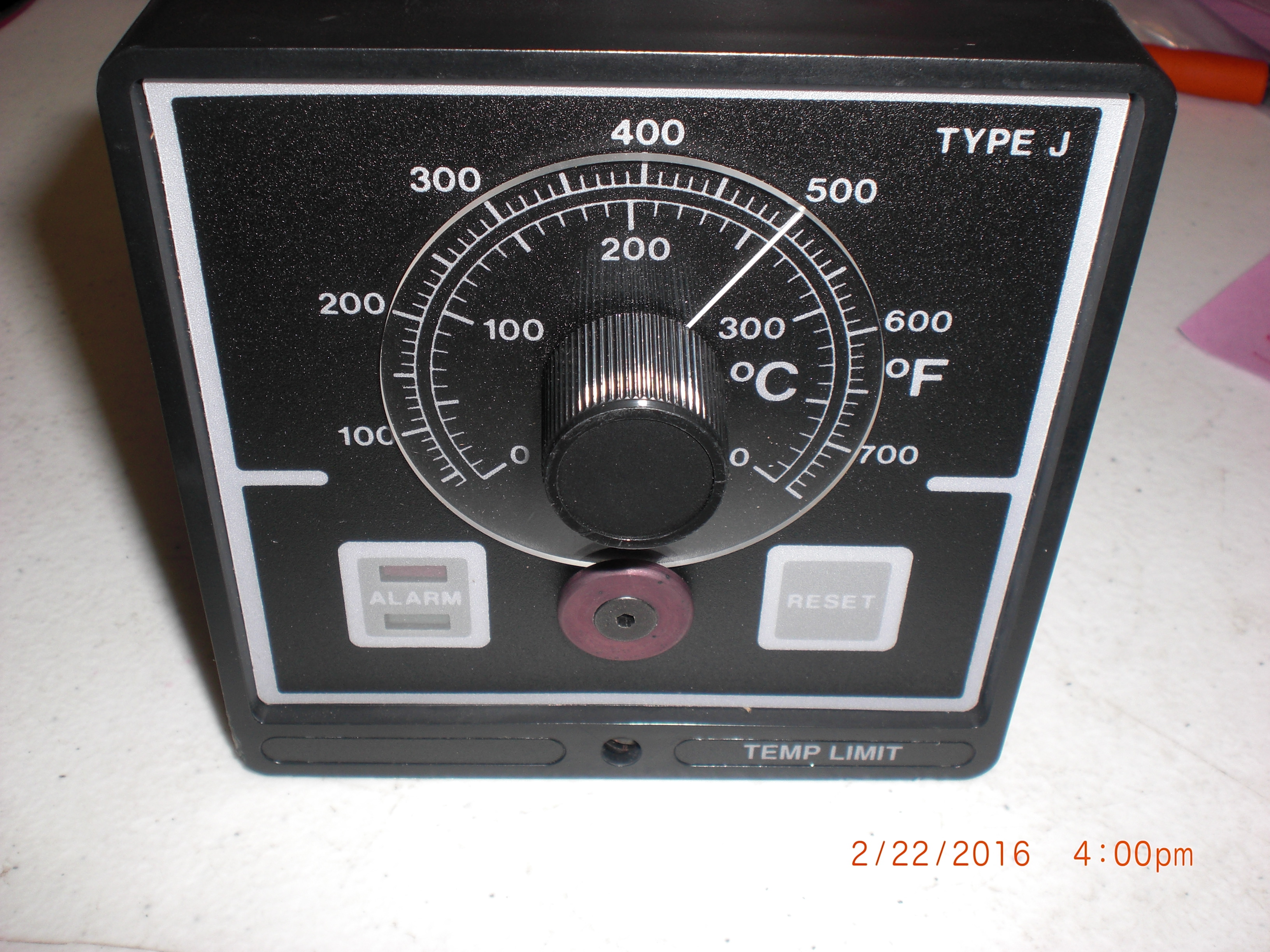 Controller BLUE M ELECTRIC  62517001 Temp Limit  TYPE J