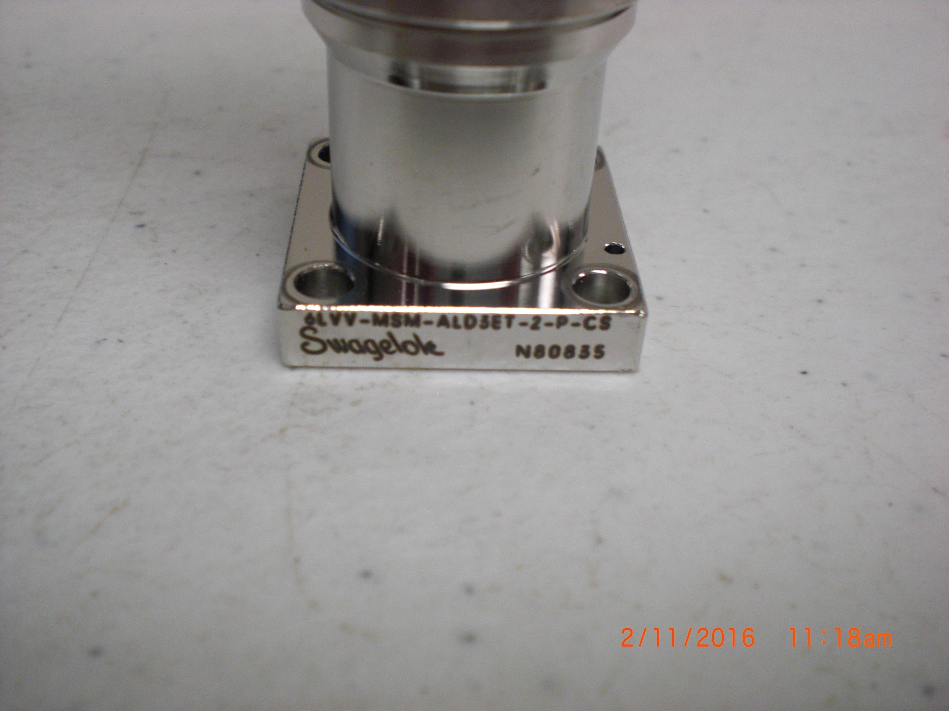 Vanne à Membrane Swagelok 6LVV-MSM-DF-HF2-P-C D'occasion - Opération Pneumatique, état Fonctionnel