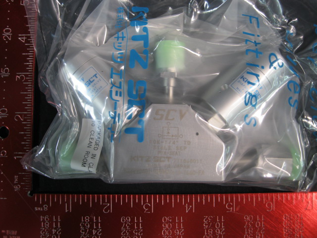 Valve KITZ SCT 71186801-1 BPSG IVL DIVERT VALVE; B23VTD40C-VNVNFA-A-186C-FA-SEP-316LE; SIZE: 1/4, MATERIAL: 316LE, 10K-1/4' TD, 316LE SEP, PFA-SEAT