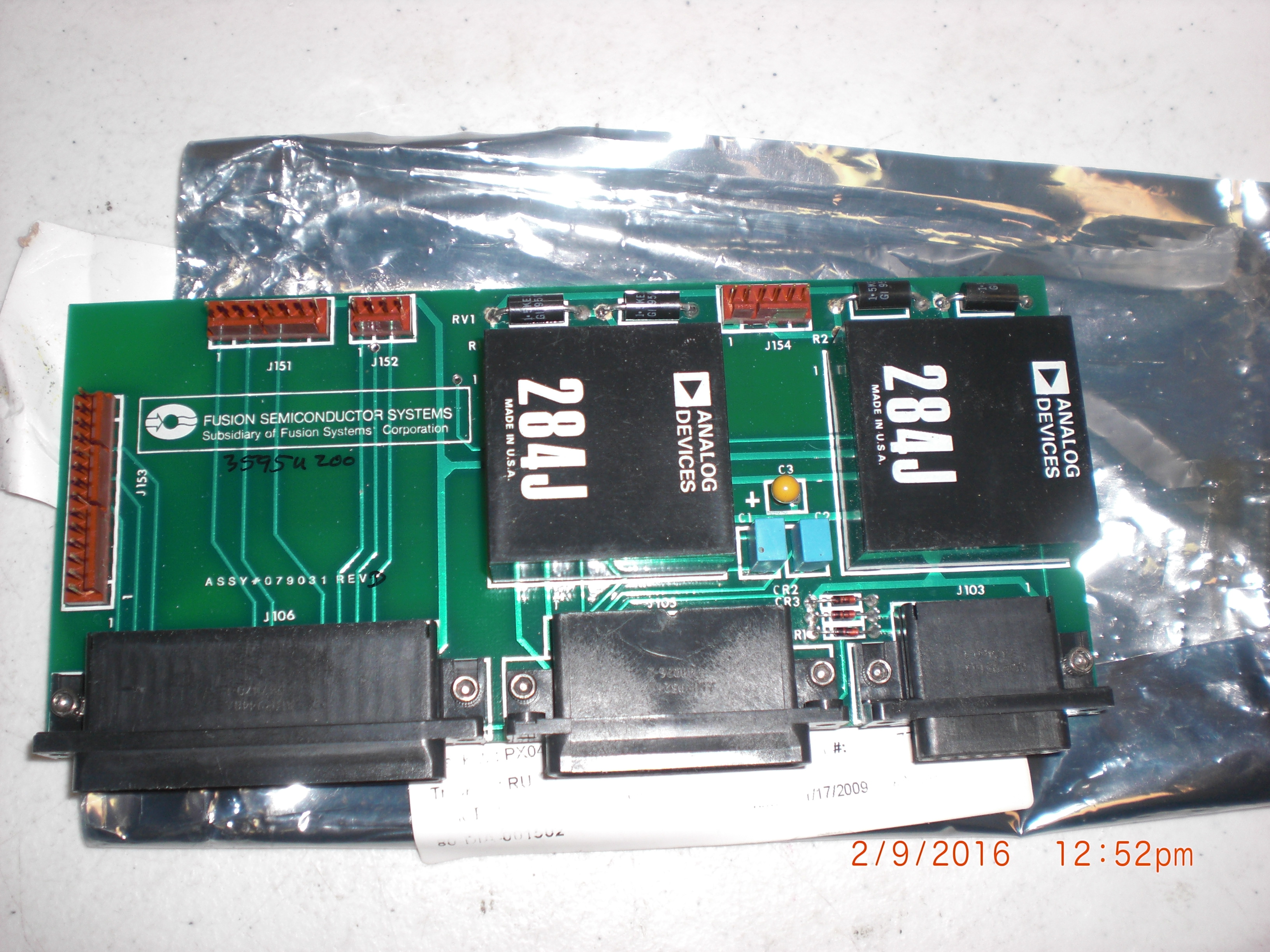 PCB Interconnect Power Supply  AXCELIS-Fusion 79031 