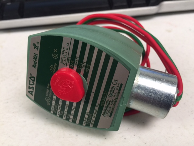 Valve ASCO 8263G210 SOLENOID VALVE 3/8 IN VALVE 110V AC-PC 02/21/03 SC RB  (NEW)