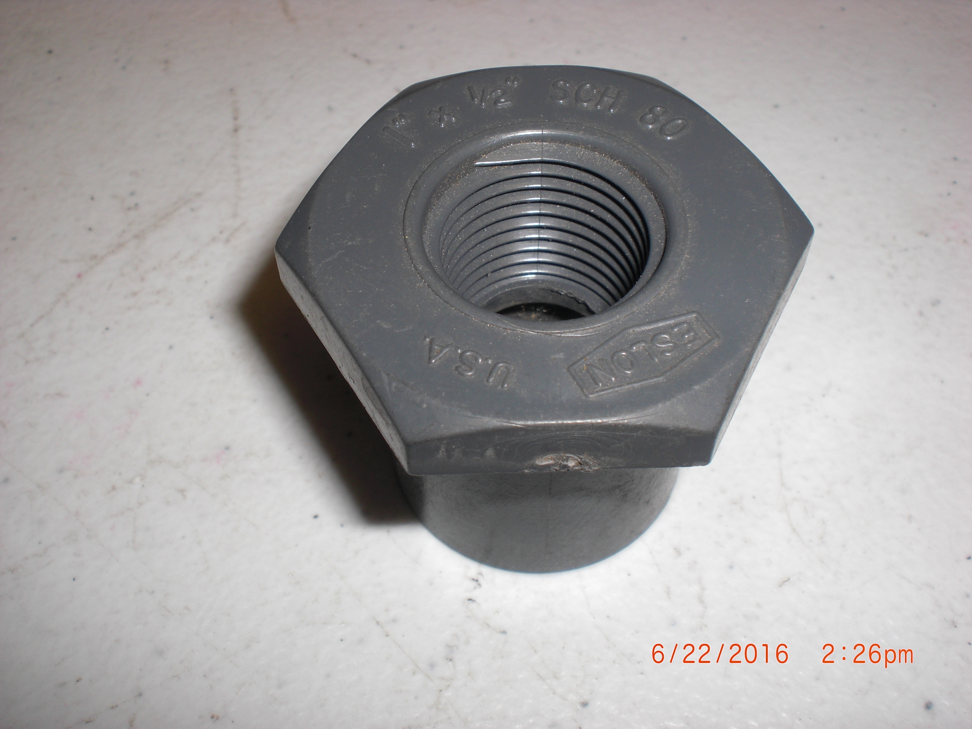 835005 SPEARS 835005 1 X 1/2 FPT PVC adaptor