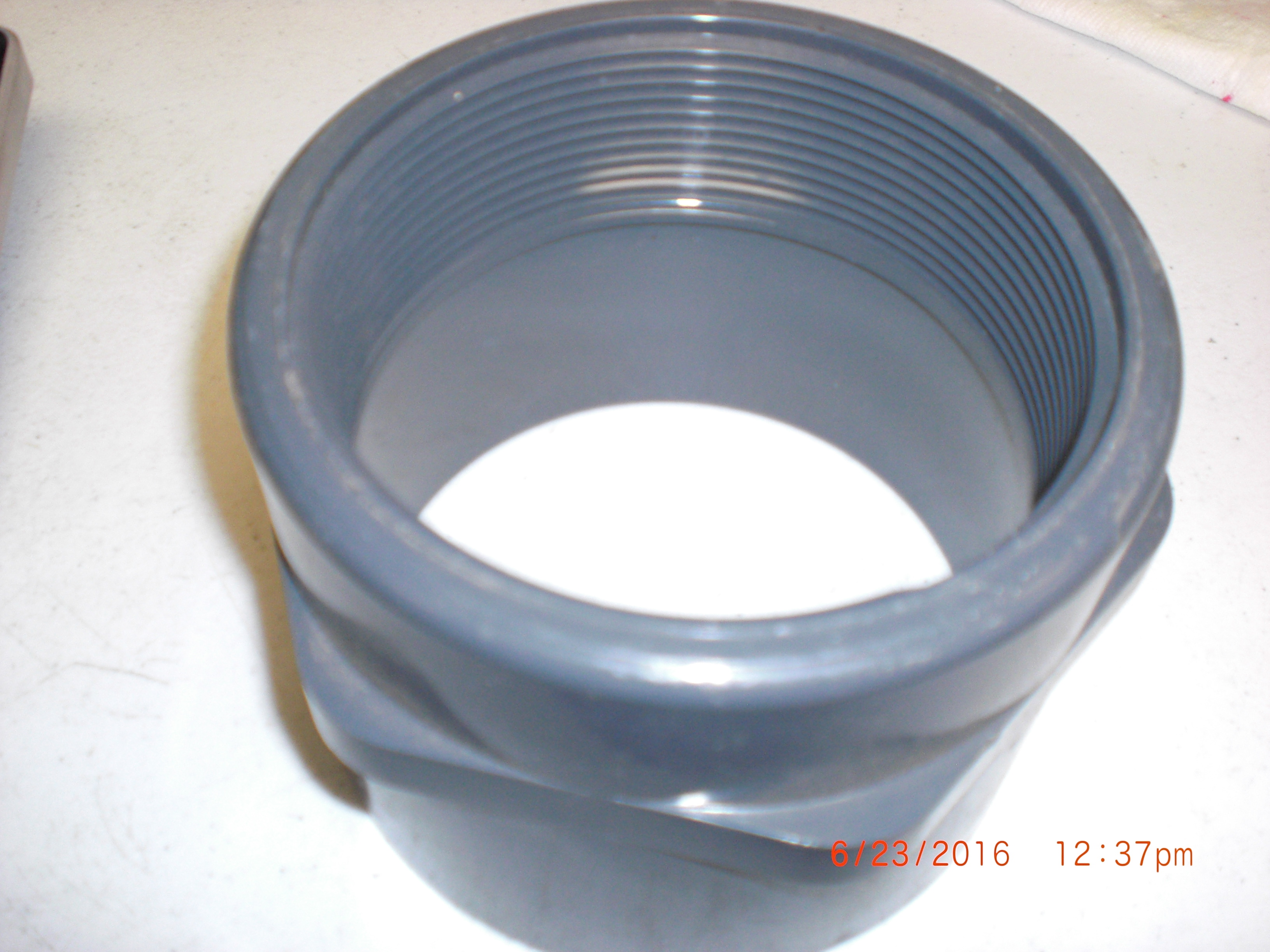 Fitting SPEARS 835-040 Adaptor 4in X 4in FPT SCH80 PVC