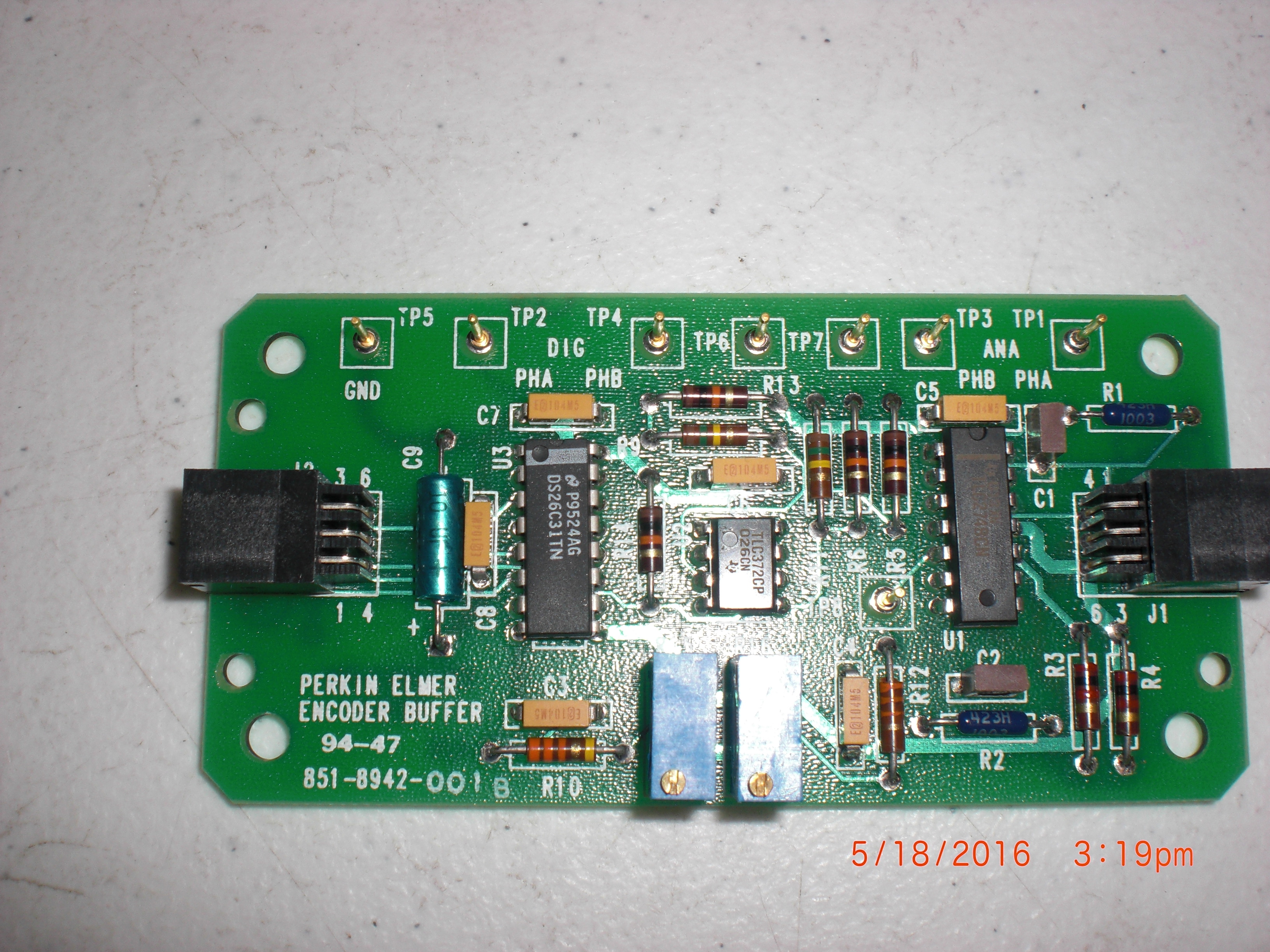 PCB Encoder Buffer 94-47 PERKIN-ELMER 851-8942-001 | eBay