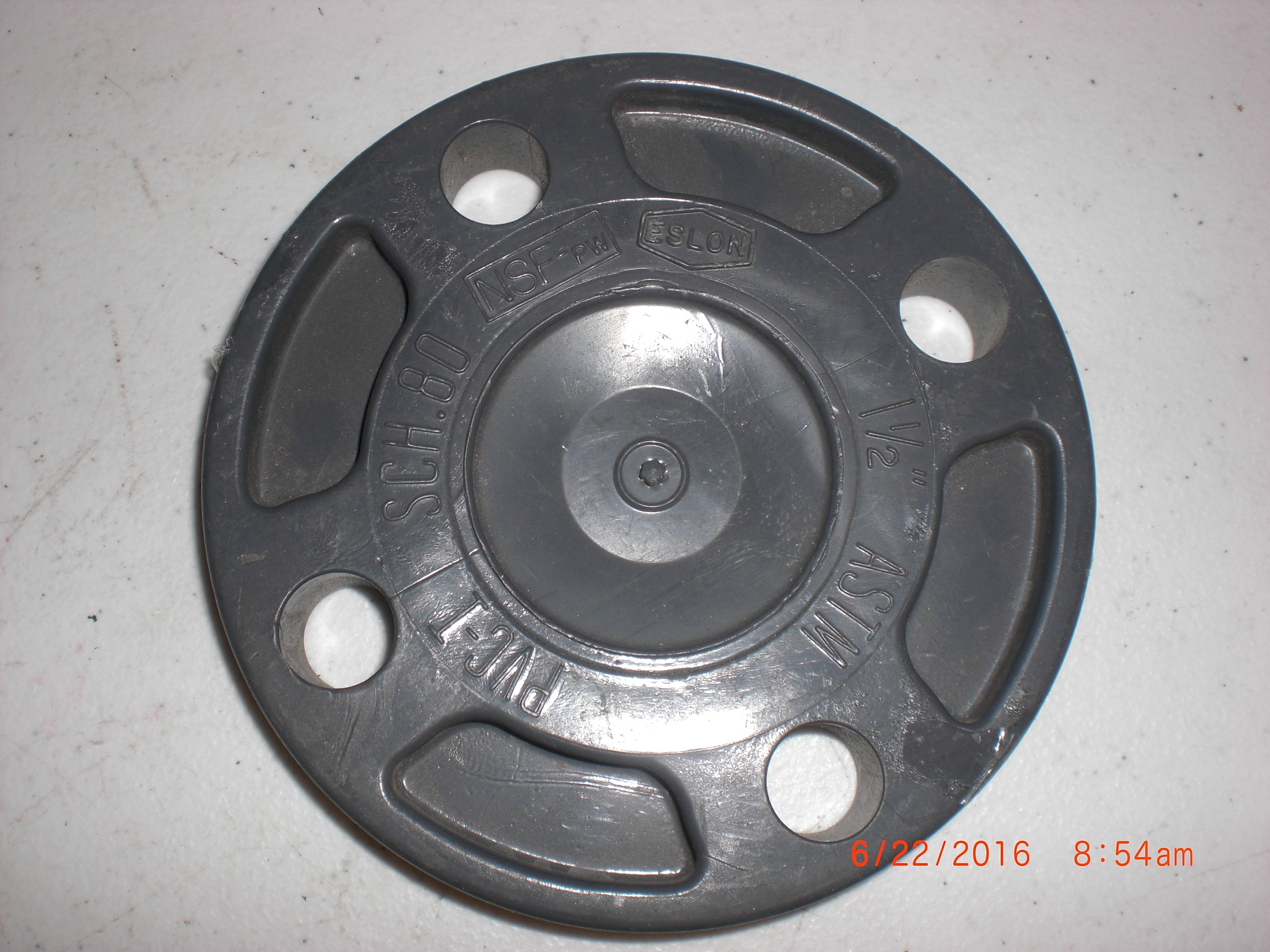 Fitting SPEARS 853-015 blind flange PVC 1 1/2 in