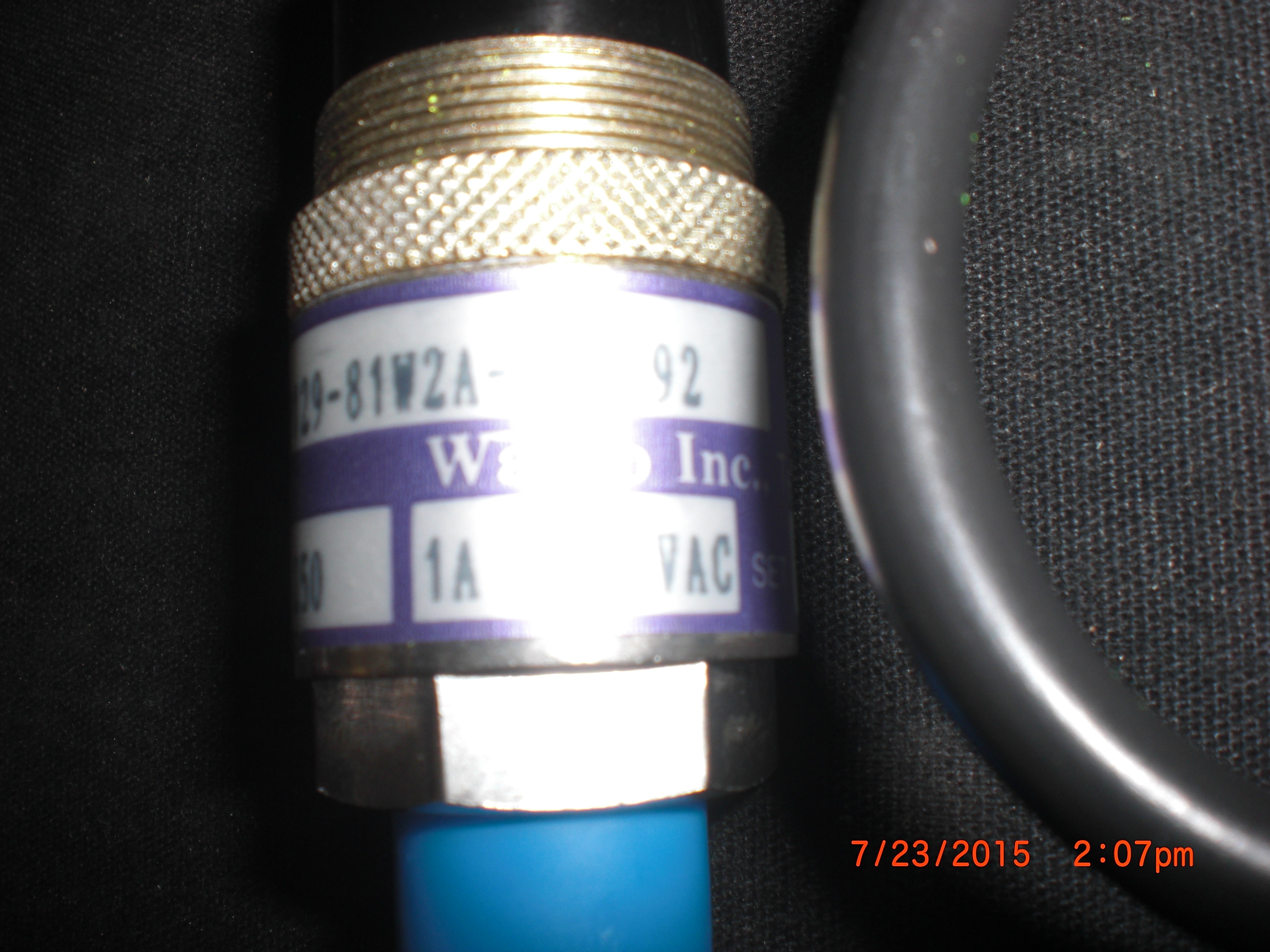 Switch Wasco SP129-81W2A-X-6692-NO LAM RESEARCH (LAM) 853-17478-001 10PSI CL INCR