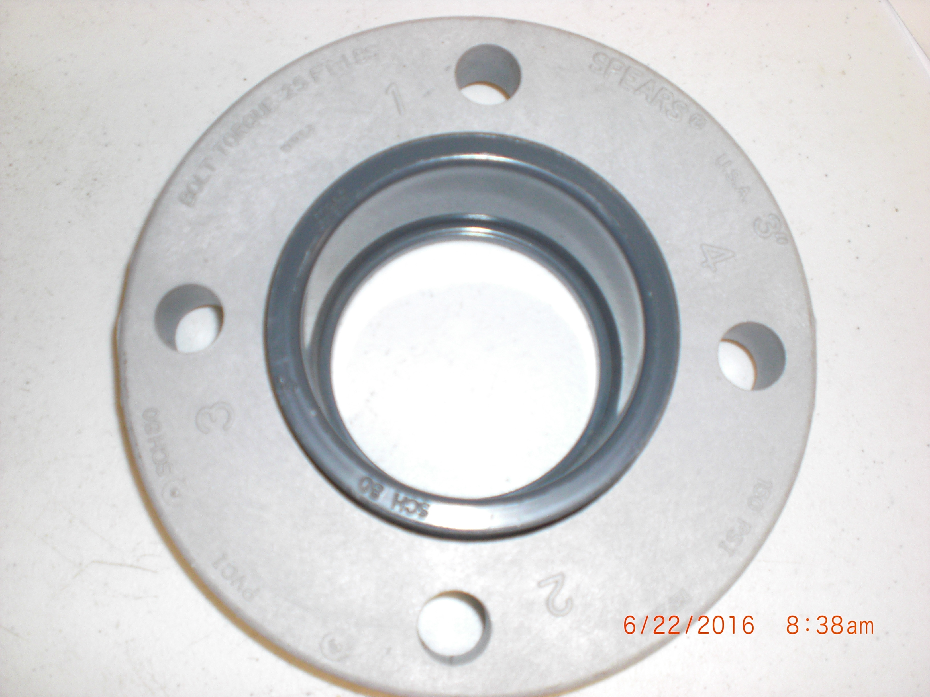Fitting SPEARS 854030 3in PVC Flange Van Stone Style eBay