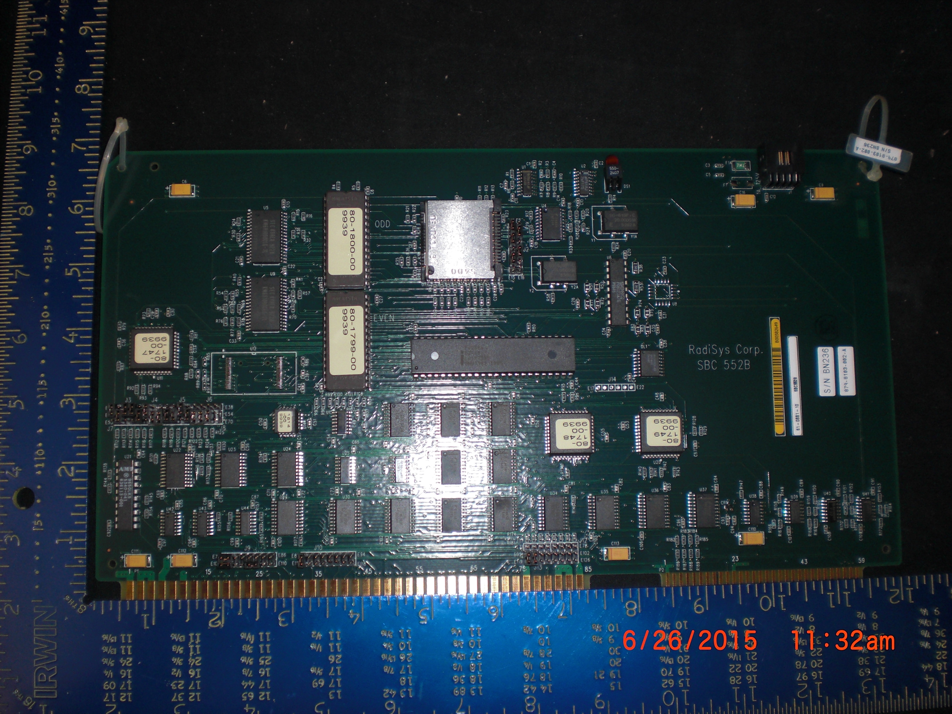 PCB RADISYS SBC 552B PERKIN-ELMER  879-8103-002A