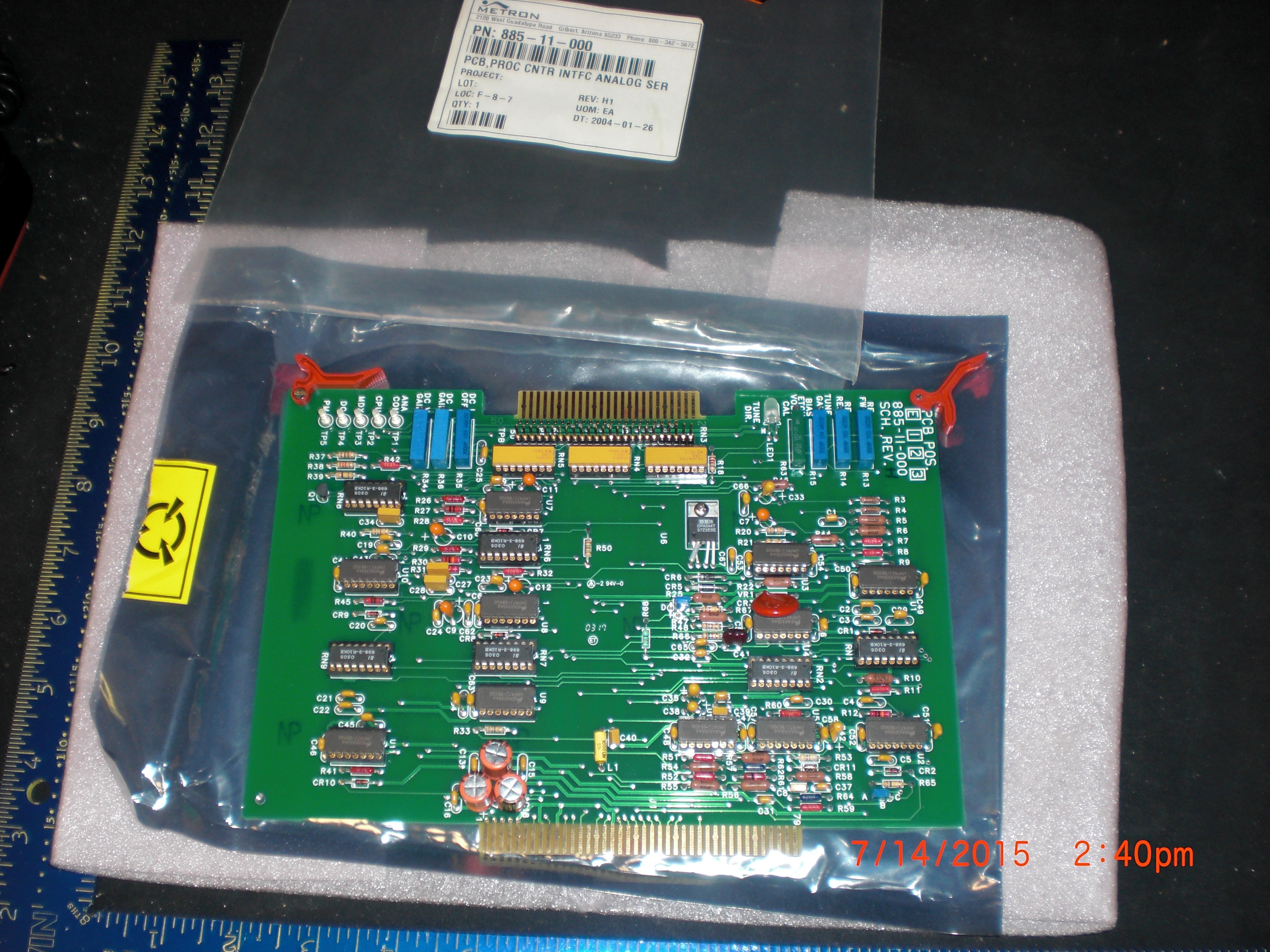 PCB Eclipse Proc CNTR INTFC Analog SER MRC 885-11-000