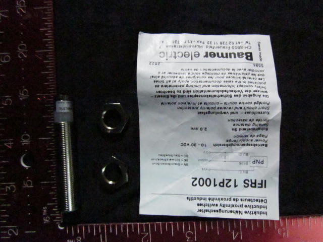 Switch BAUMER IFRS 12P1002 ASM FICO 9631045 SWITCH Inductive Proximity PNP NO