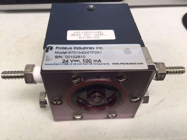 Flowmeter PROTEUS INDUSTRIES 9701SS24TP2K1 FLOW SWITCH MARK II MXP+ CAN USE EAGLE 75561