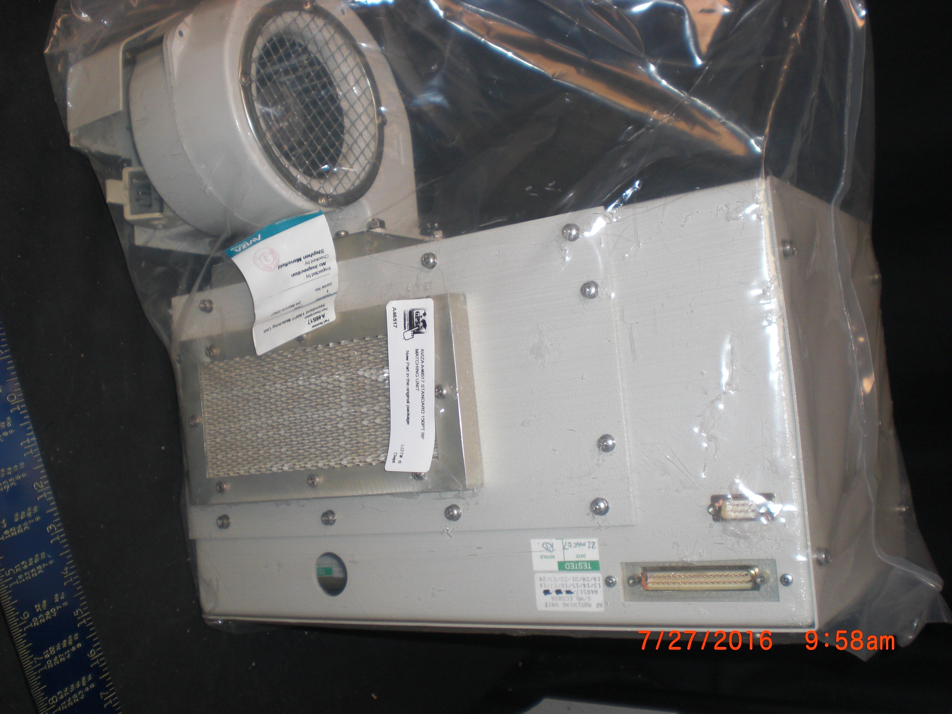 RF Systems Aviza A46517 Standard 150PT RF Matching Unit