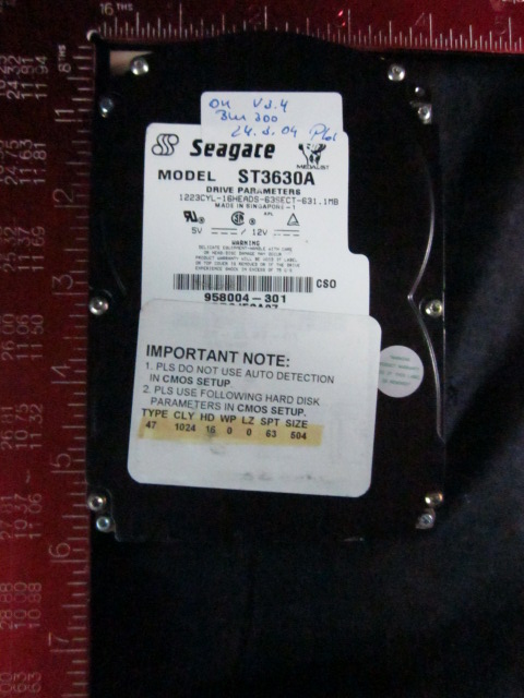 Computer Accessory SEAGATE ST3630A  CONFIGURED HARD DRIVE,