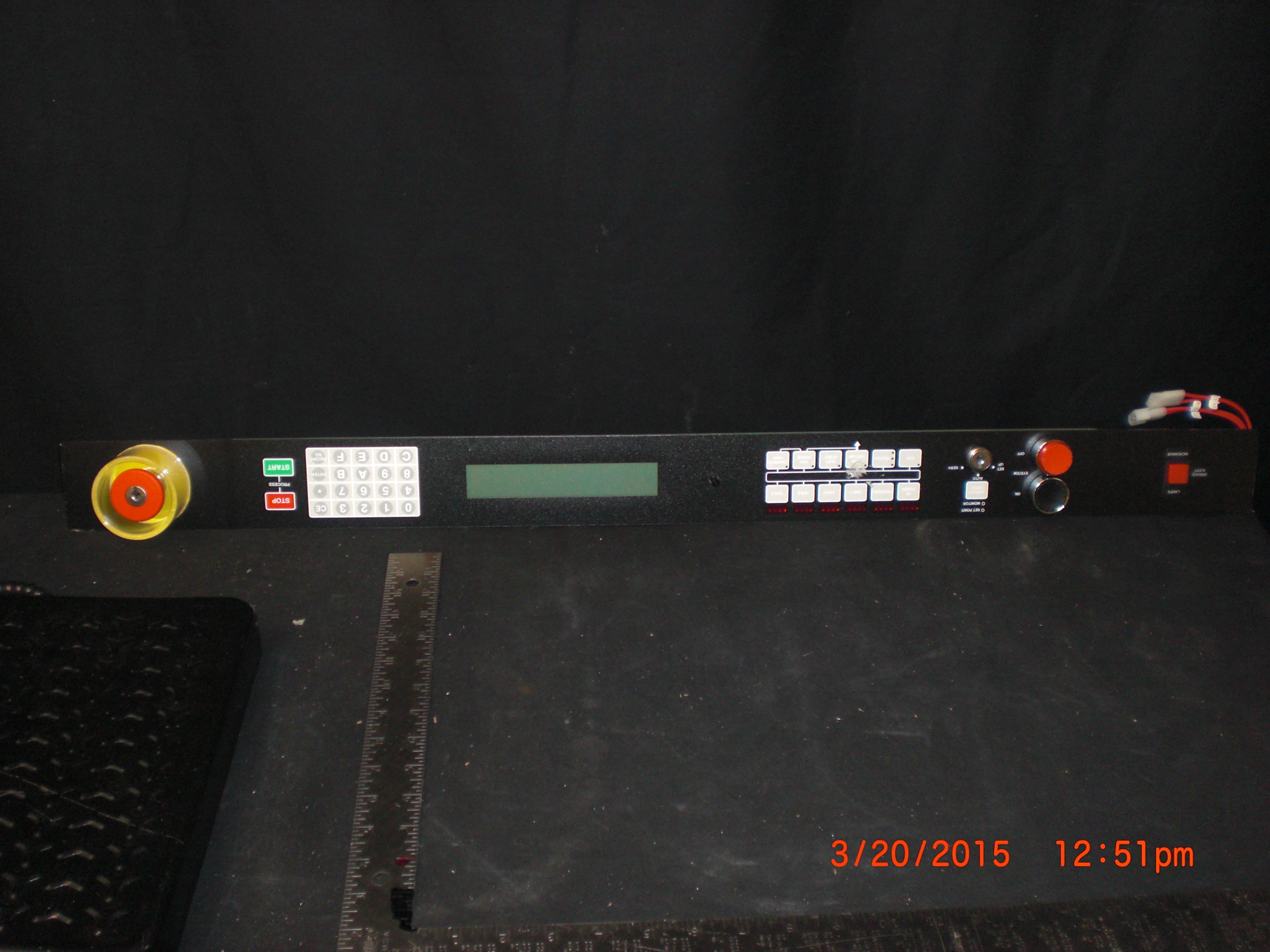 OEM Part GASONICS A95-108-02-E-G Operator interface panel 